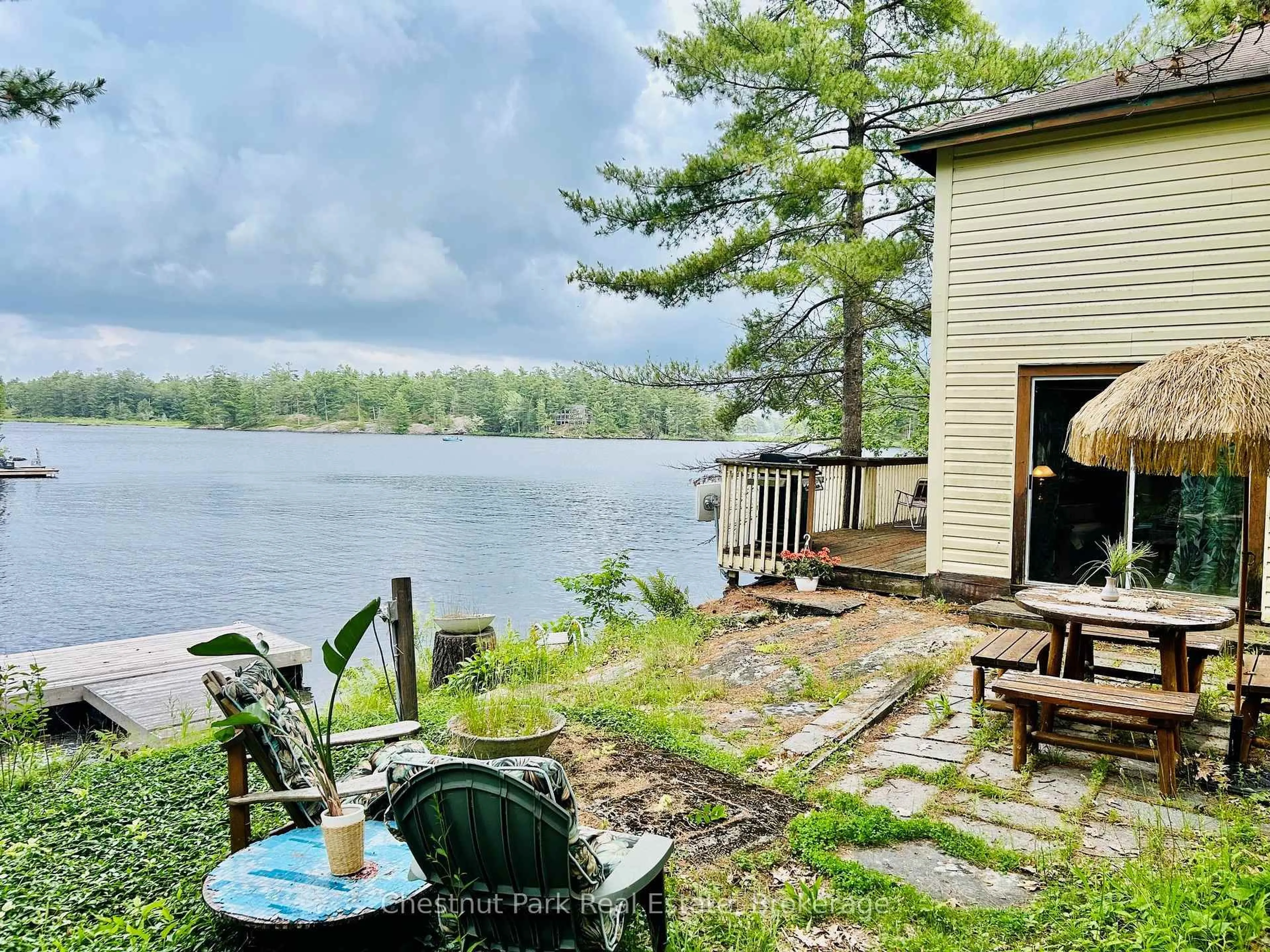 Patio, water/lake/river/ocean view for 1051- 1 & 2 WIGWAM LODGE Rd, Gravenhurst Ontario P0E 1G0