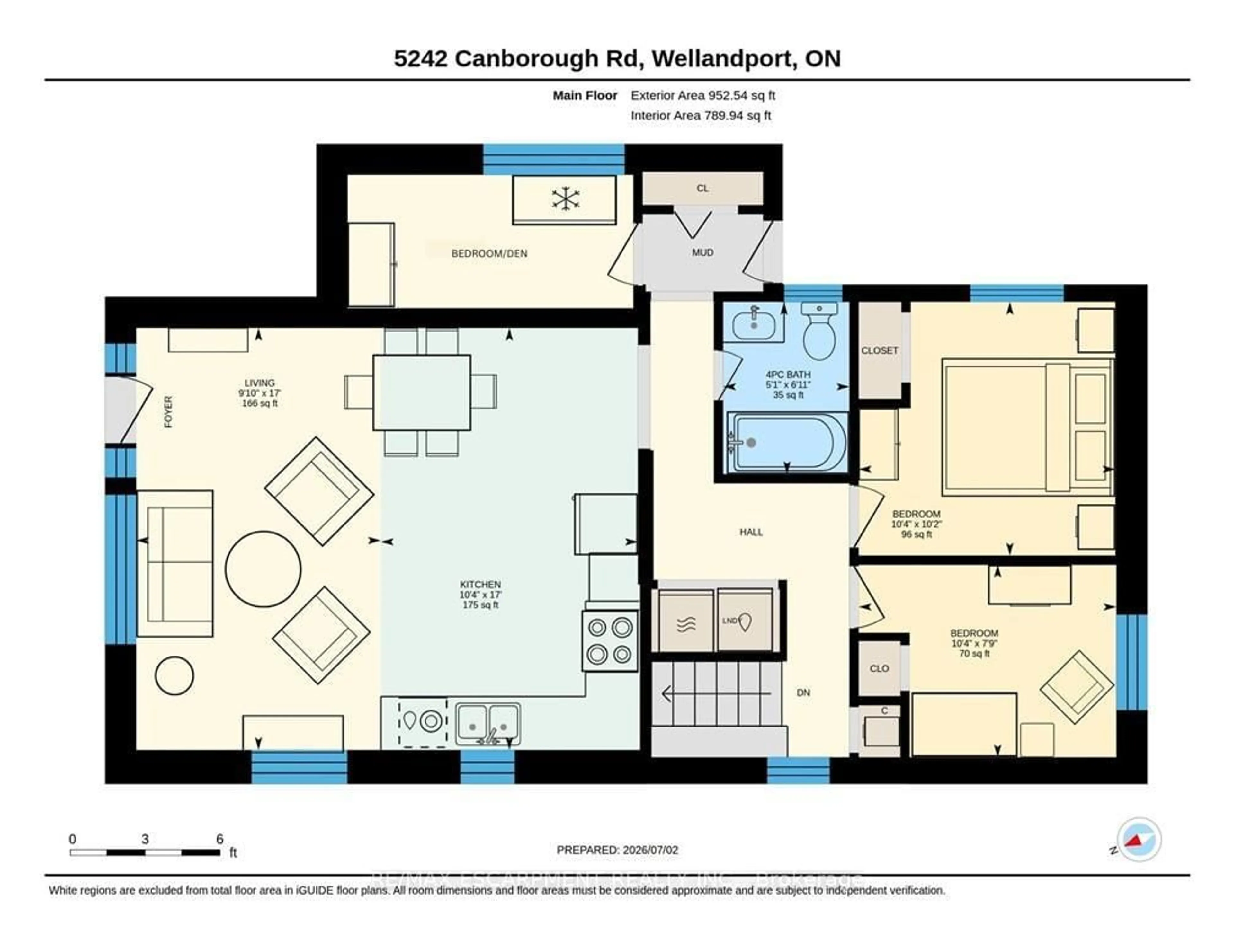 Floor plan for 5242 Canborough Rd, West Lincoln Ontario L0R 2J0
