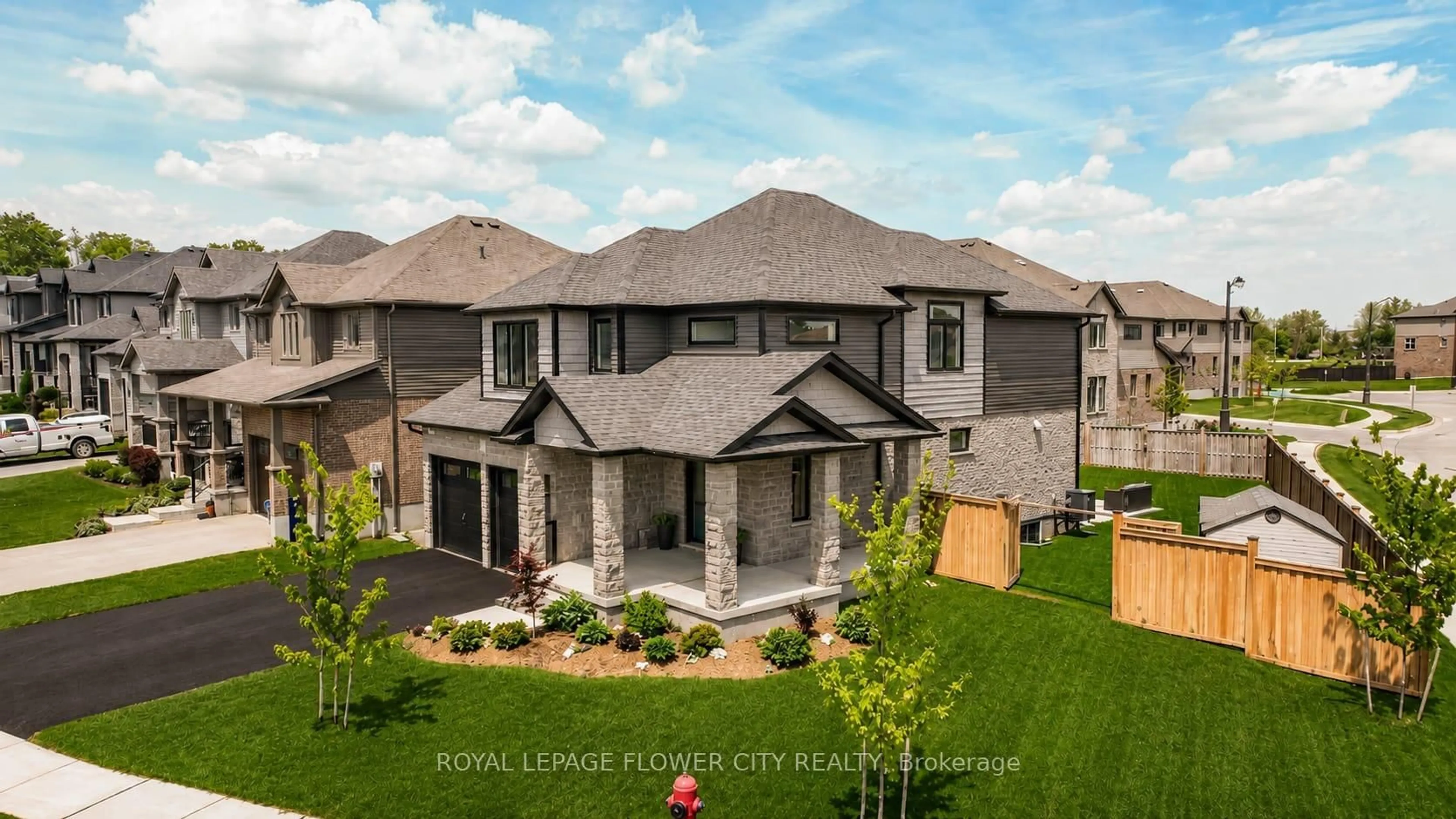 A pic from outside/outdoor area/front of a property/back of a property/a pic from drone, unknown for 1 Tindall Cres, East Luther Grand Valley Ontario L9W 7R9