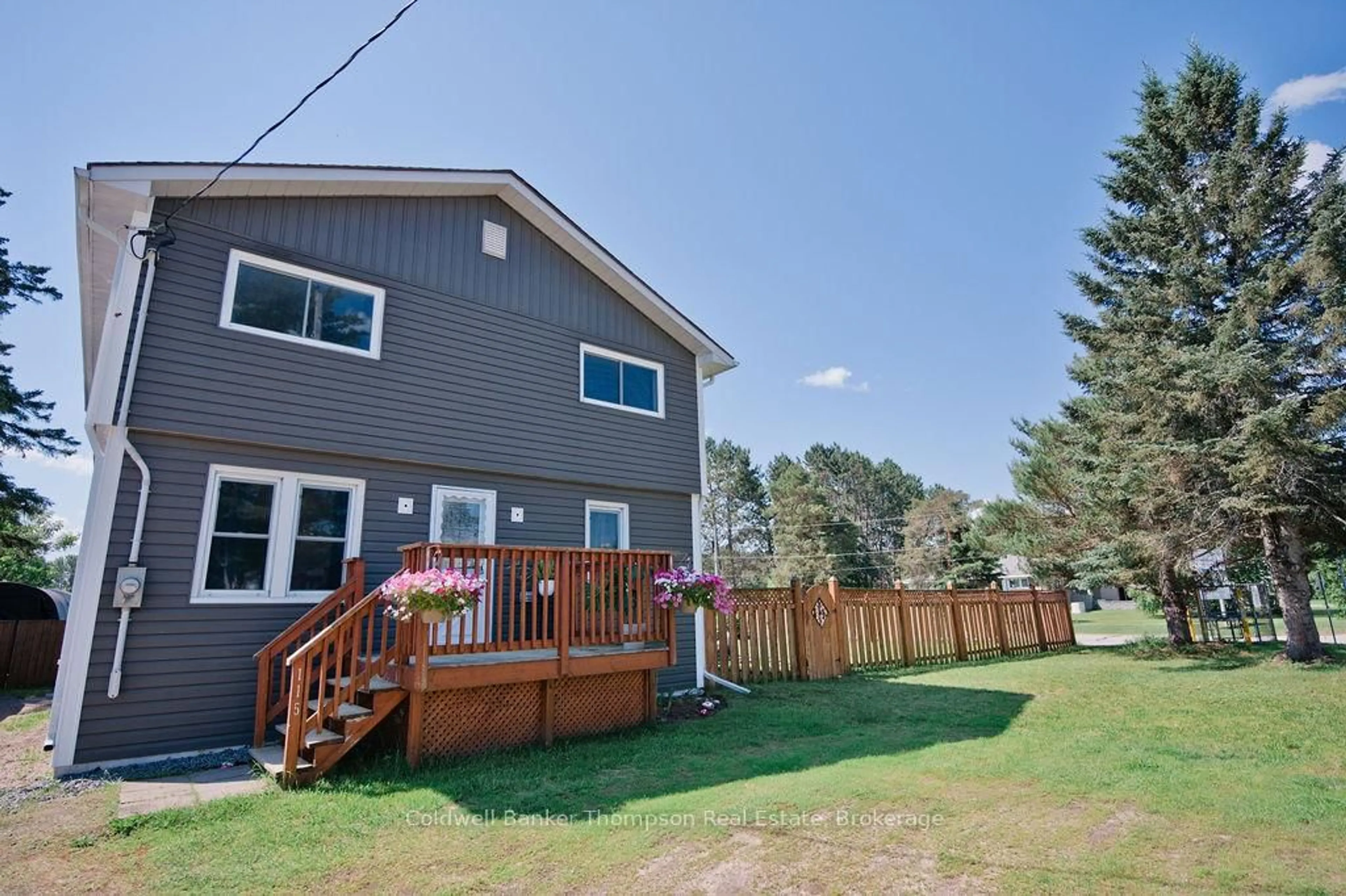 Patio, water/lake/river/ocean view for 115 Ottawa Ave, South River Ontario P0A 1X0