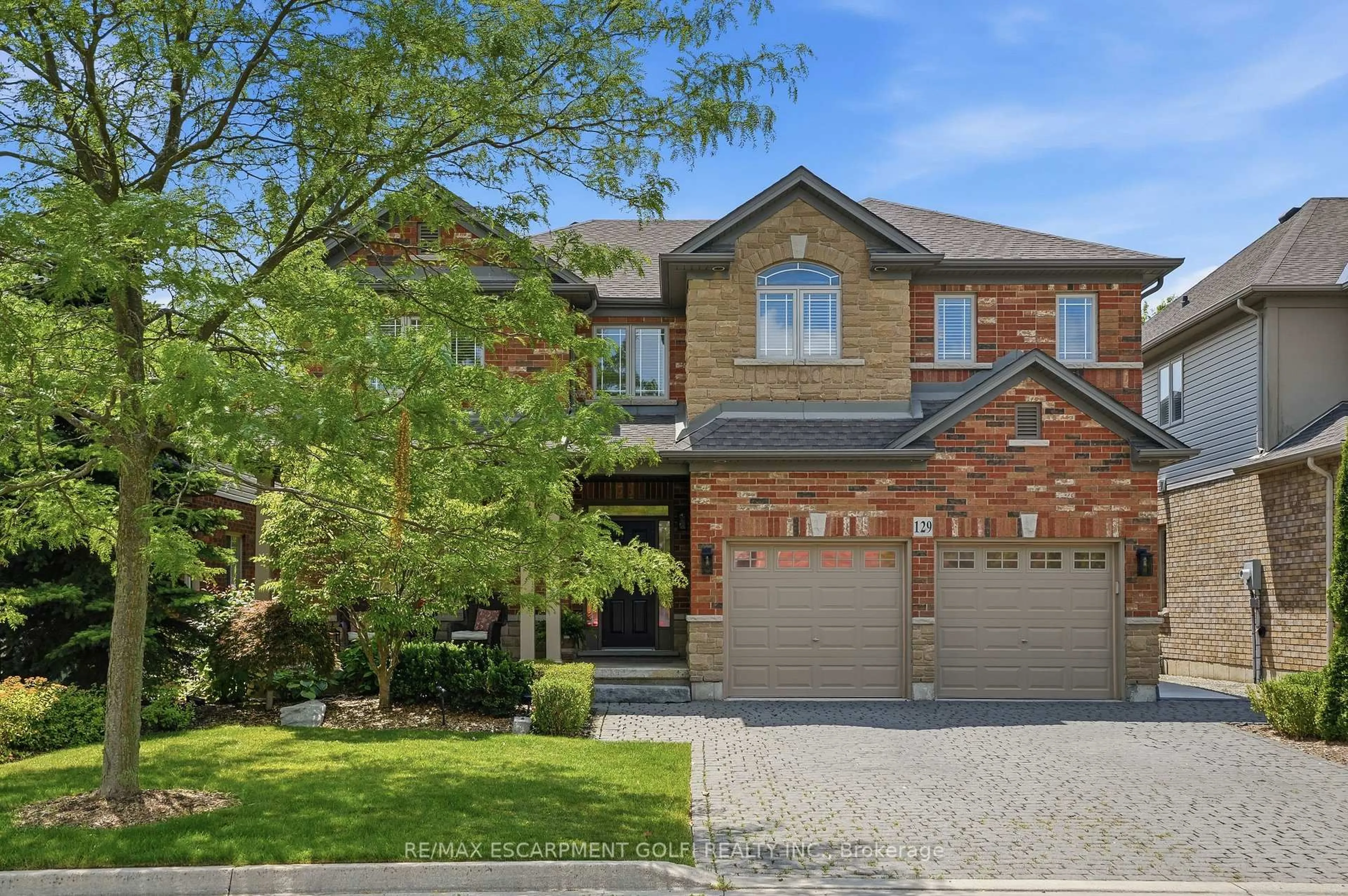 Home with brick exterior material, street for 129 Magnificent Way, Hamilton Ontario L0R 1C0