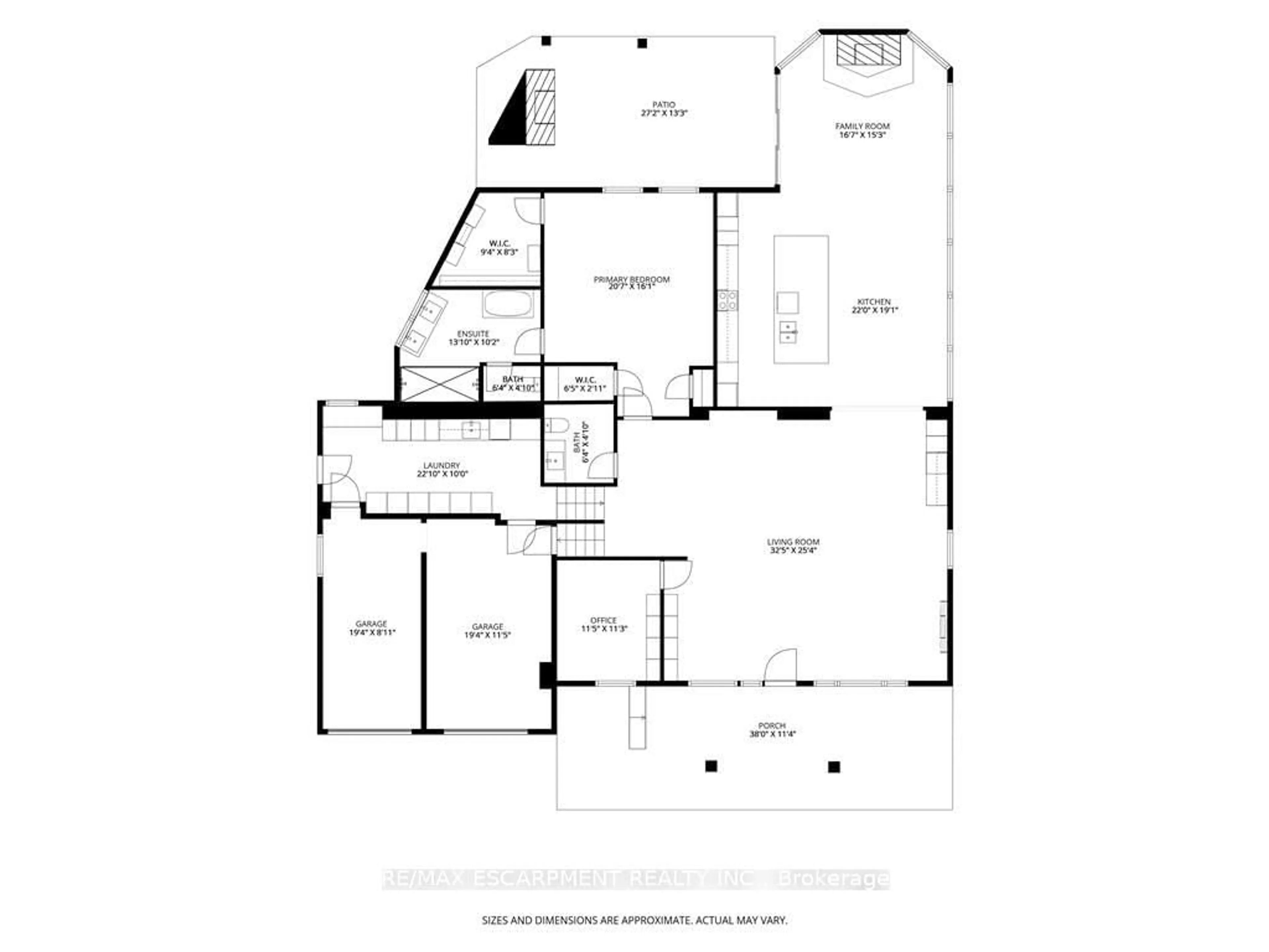 Floor plan for 274 Mountain Brow Blvd, Hamilton Ontario L8T 1A6