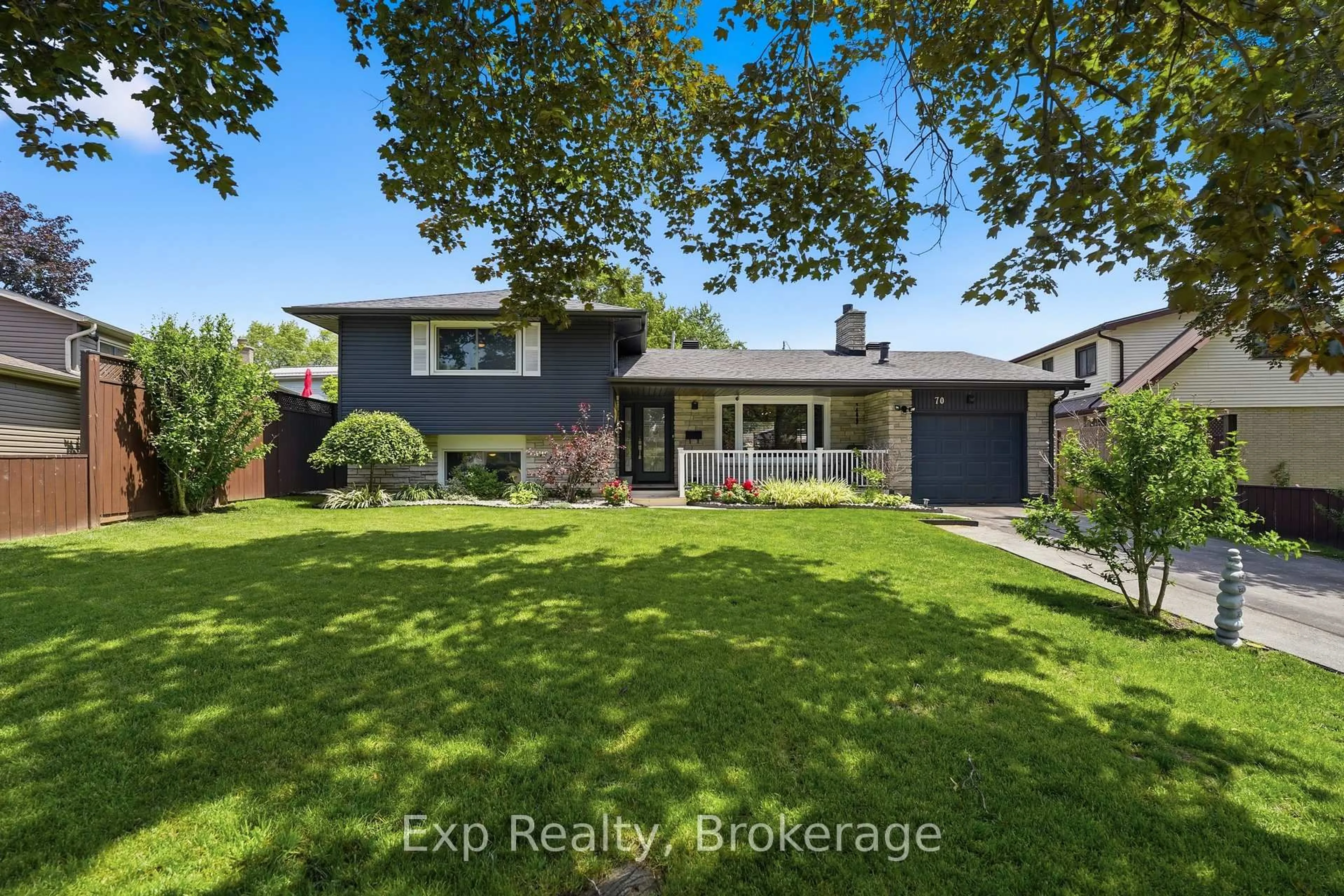 A pic from outside/outdoor area/front of a property/back of a property/a pic from drone, street for 70 Tripp Blvd, Quinte West Ontario K8V 5P6