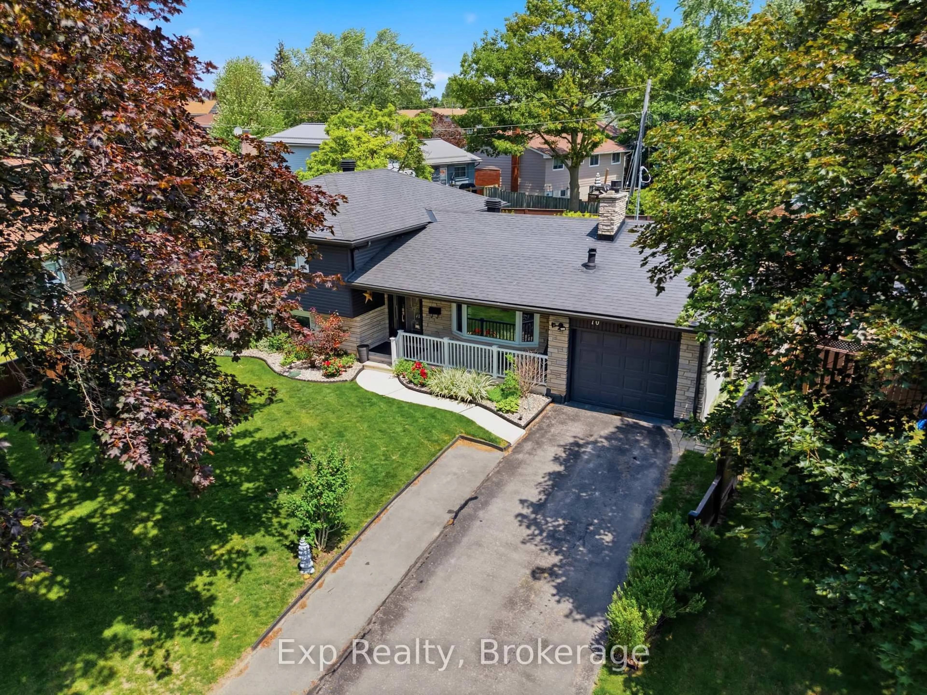 A pic from outside/outdoor area/front of a property/back of a property/a pic from drone, street for 70 Tripp Blvd, Quinte West Ontario K8V 5P6