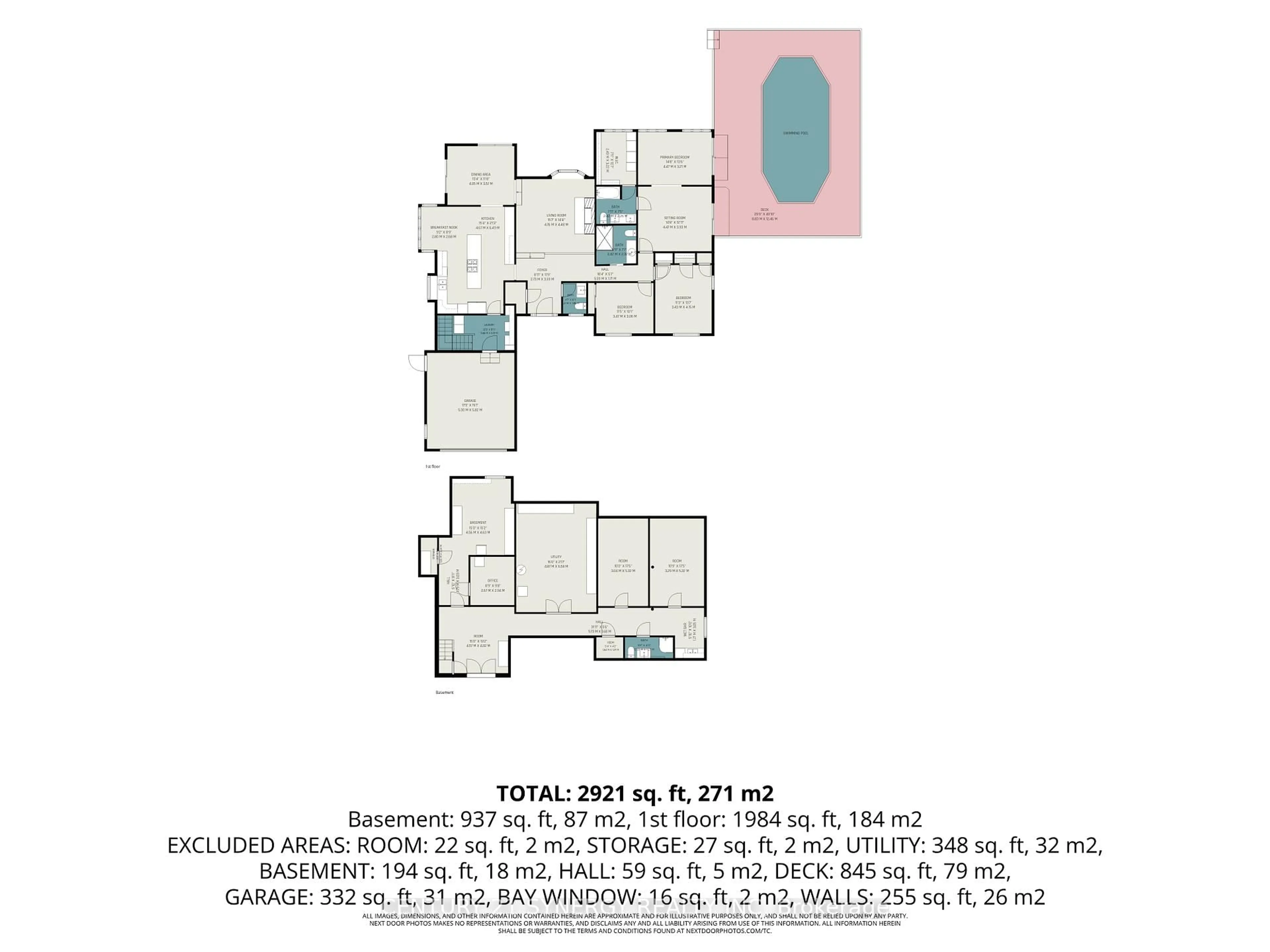 Floor plan for 105 IRONWOOD Crt, Ottawa Ontario K0A 1T0
