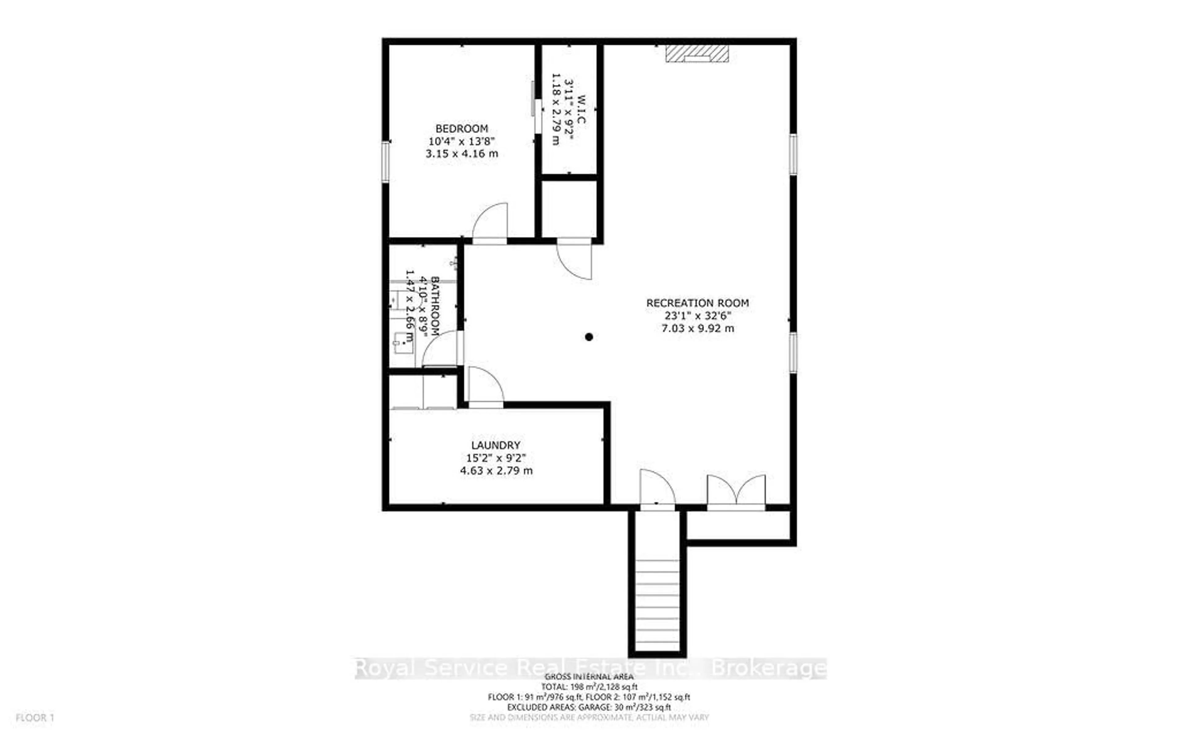 Floor plan for 257 Morgan St, Cobourg Ontario K9A 0L5