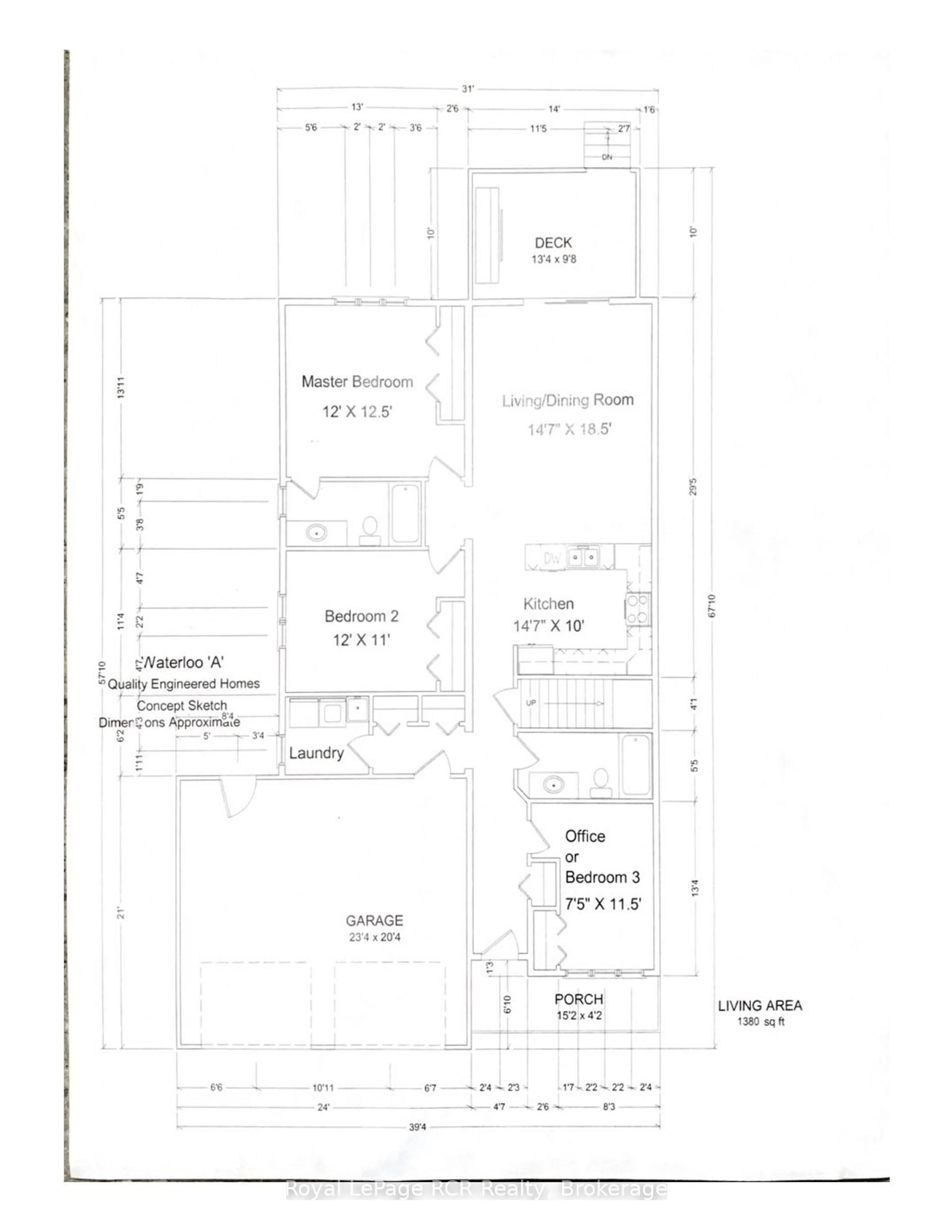 Floor plan for 724 Elgin St, Saugeen Shores Ontario N0H 2C0
