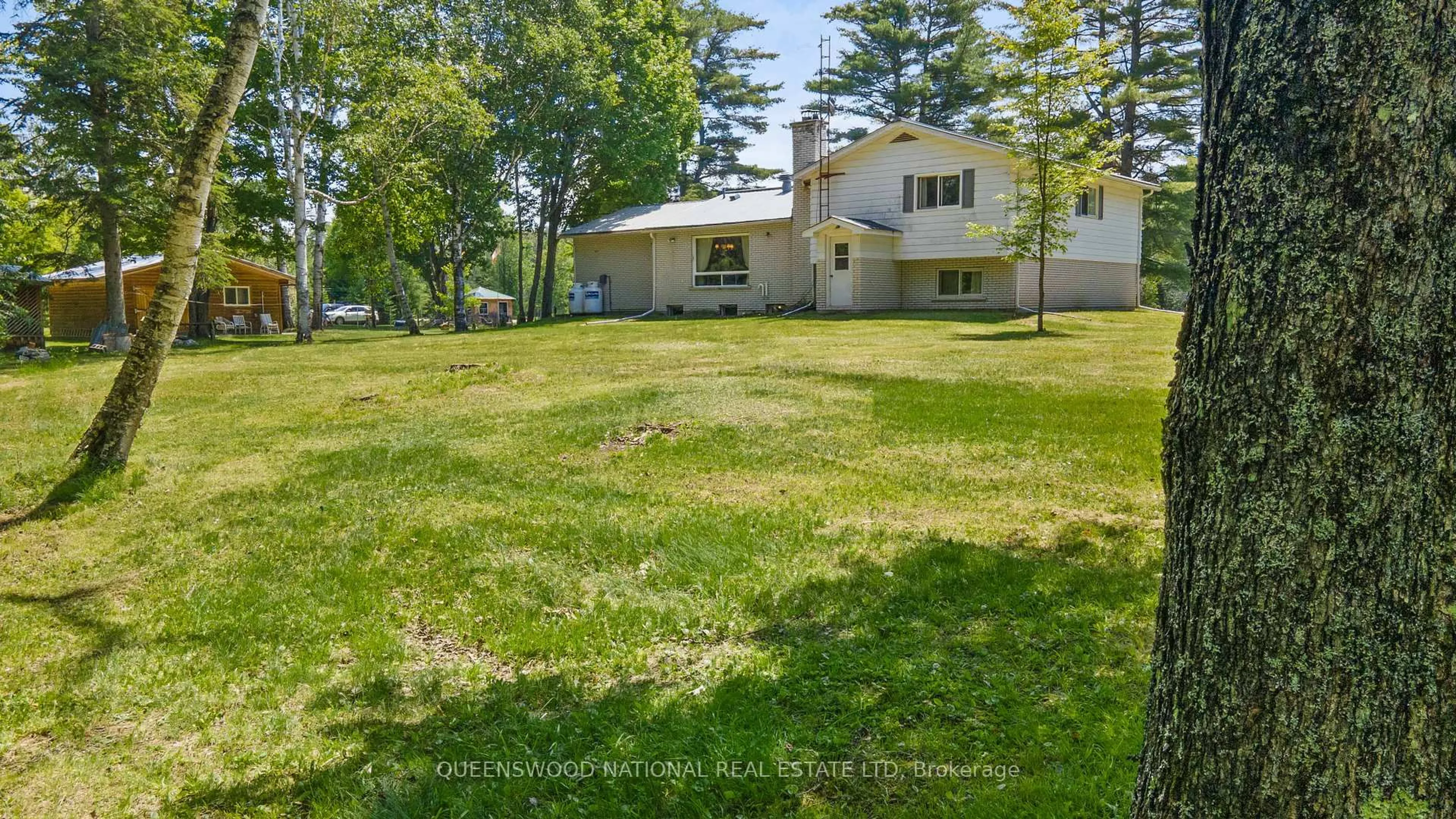 A pic from outside/outdoor area/front of a property/back of a property/a pic from drone, unknown for 4928 +4924 Palmer Rd, Palmer Rapids Ontario K0J 2E0
