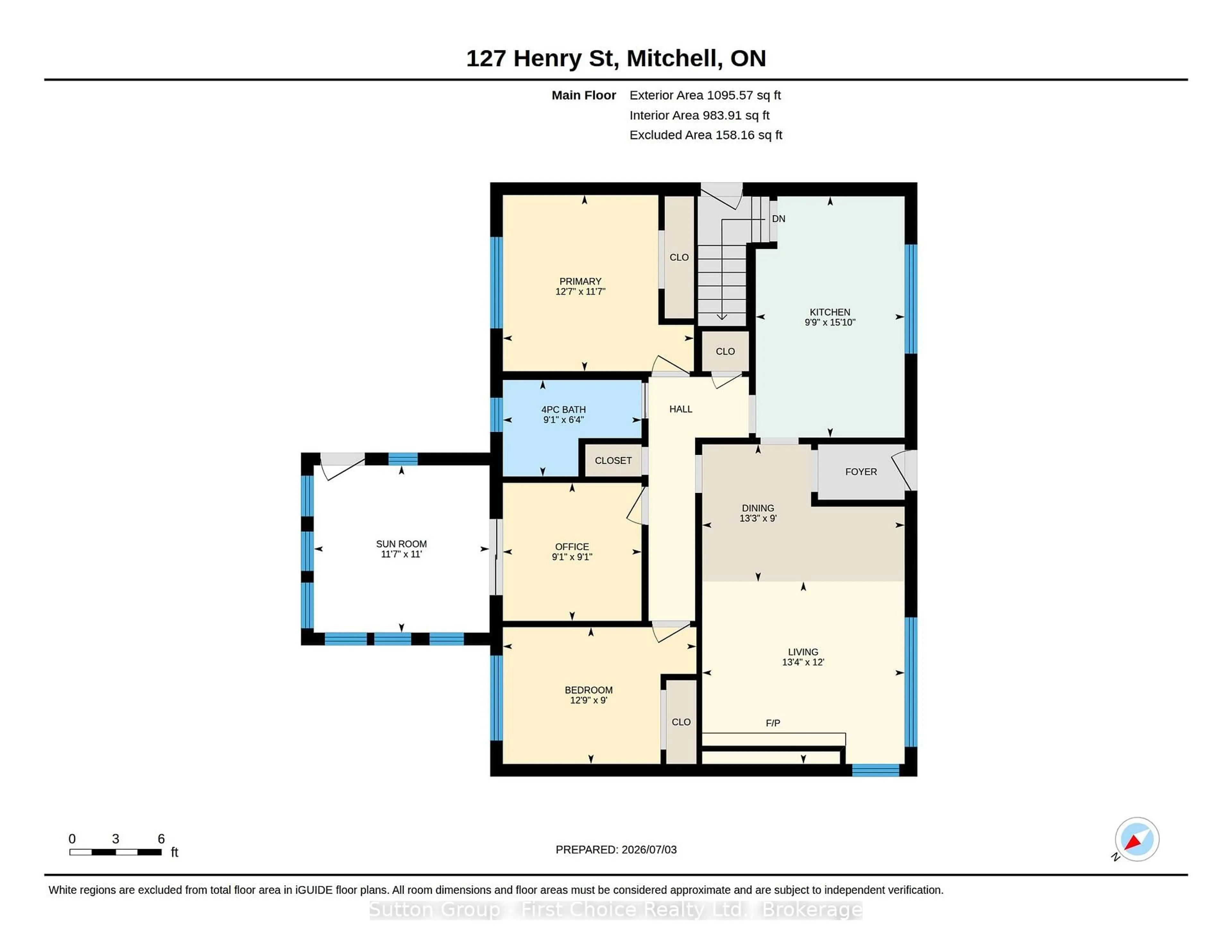 Floor plan for 127 Henry St, West Perth Ontario N0K 1N0