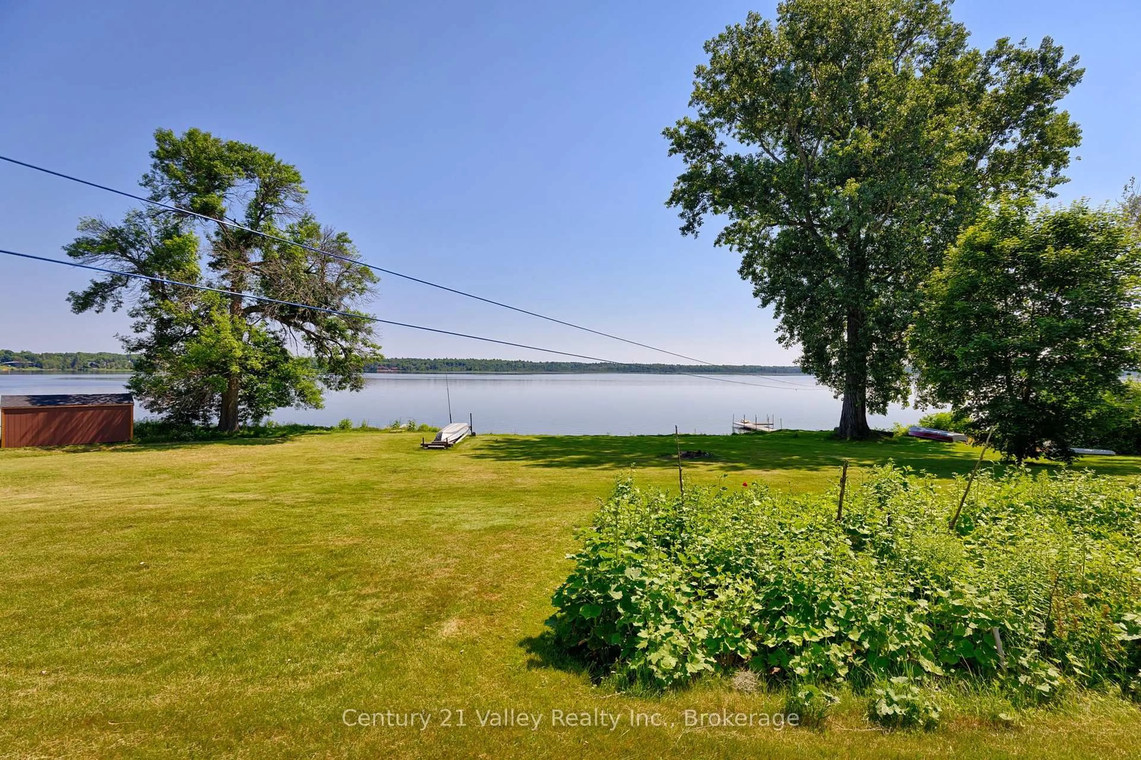 A pic from outside/outdoor area/front of a property/back of a property/a pic from drone, water/lake/river/ocean view for 11 Hart Lane, Calabogie Ontario K0J 1H0
