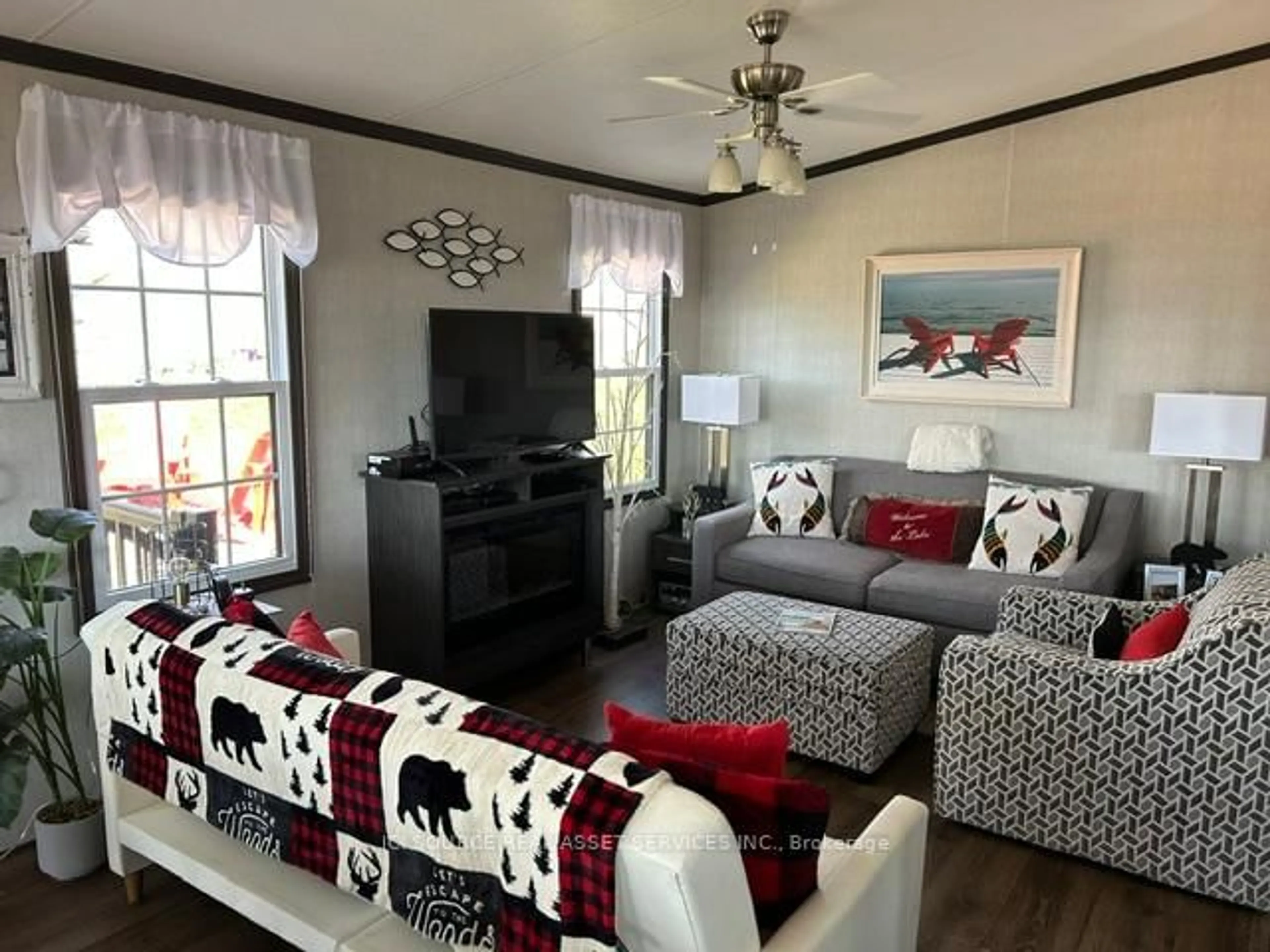 Living room with furniture, unknown for 1235 Villiers Line #GAL08, Otonabee-South Monaghan Ontario K0L 2G0