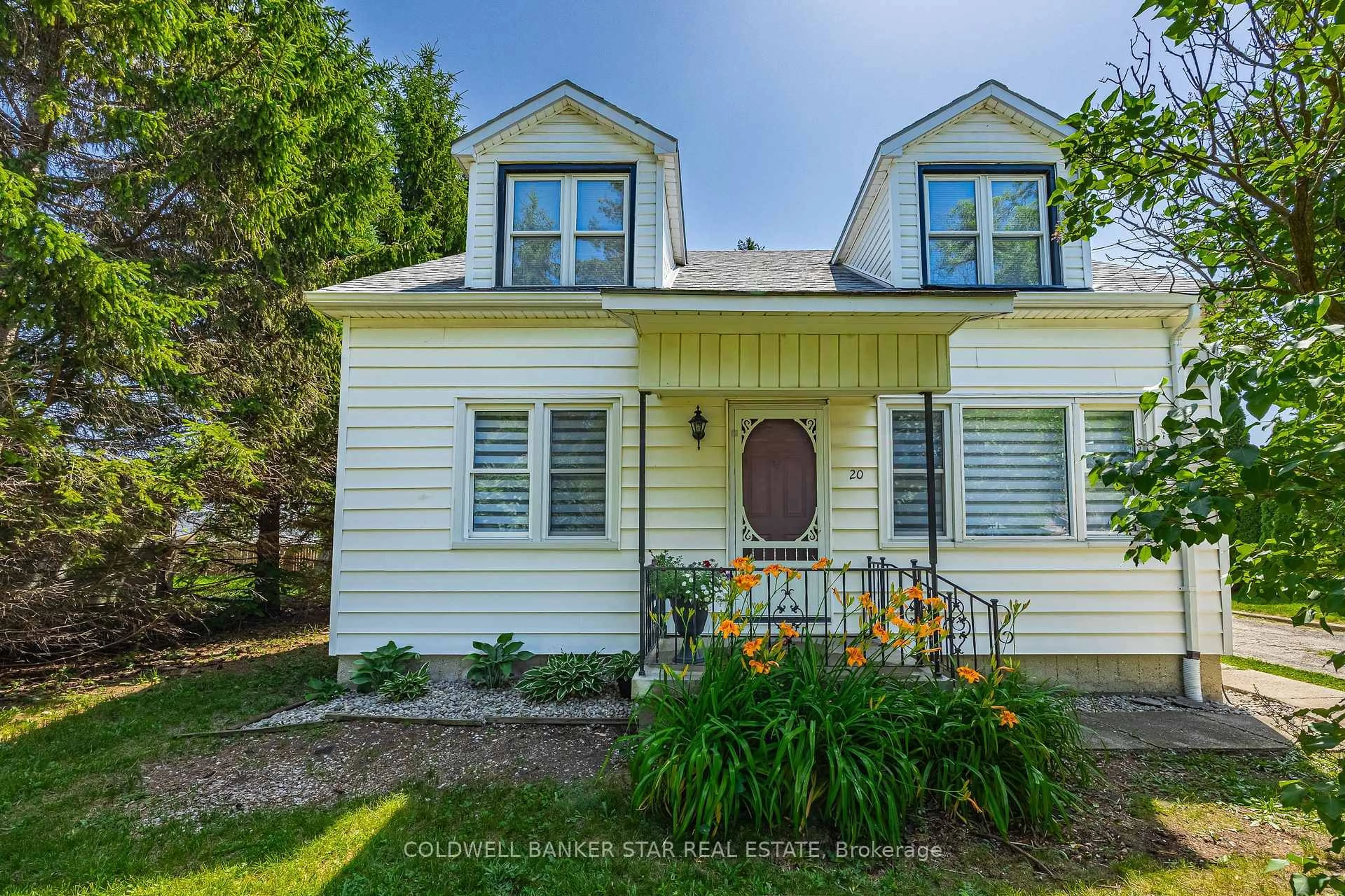 Home with vinyl exterior material, street for 20 Gill Rd, Lambton Shores Ontario N0M 1T0