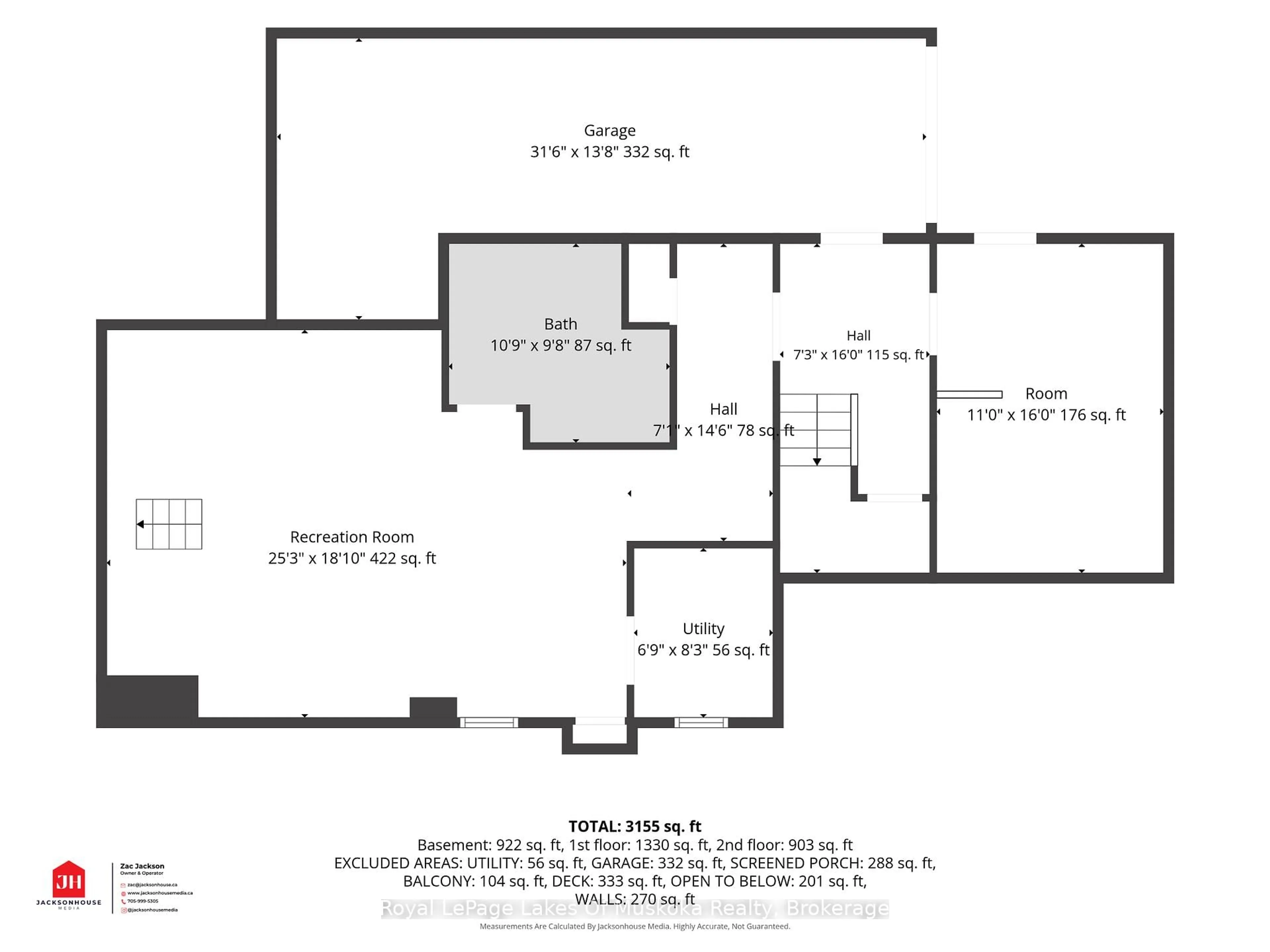 Floor plan for 76 Carrick Tr, Gravenhurst Ontario P1P 0A6