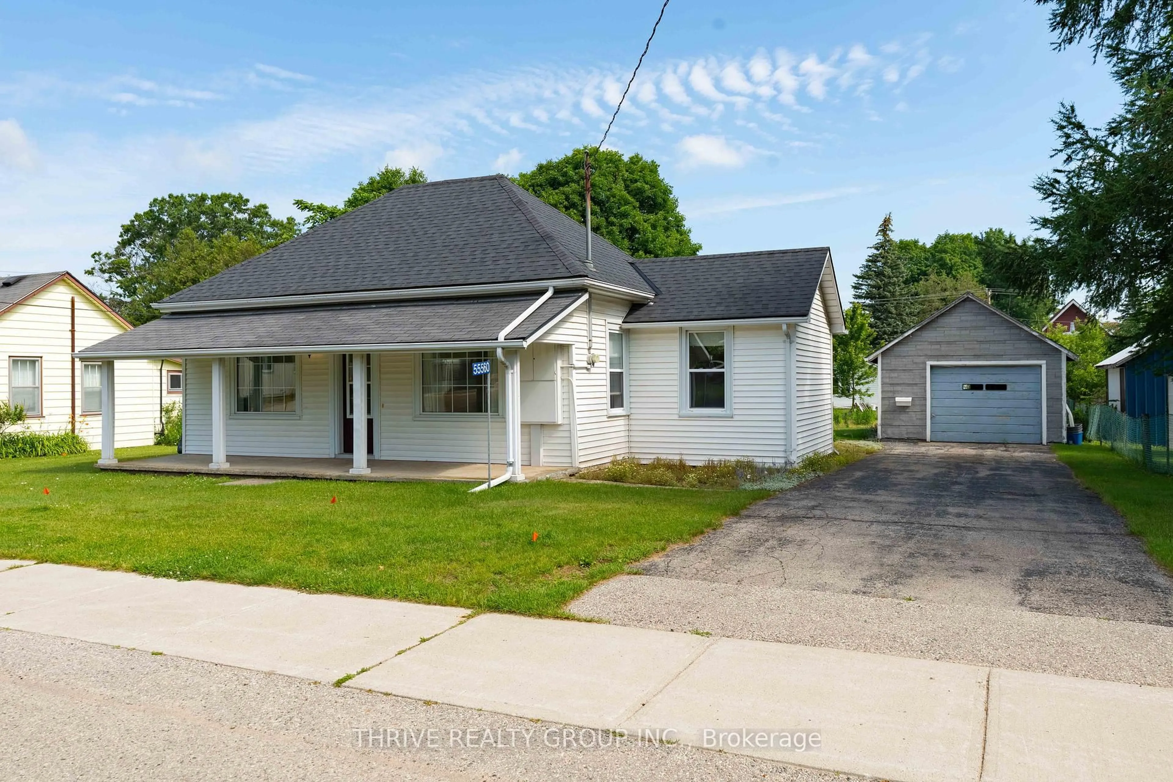 A pic from outside/outdoor area/front of a property/back of a property/a pic from drone, street for 55560 Main St, Bayham Ontario N0J 1Y0
