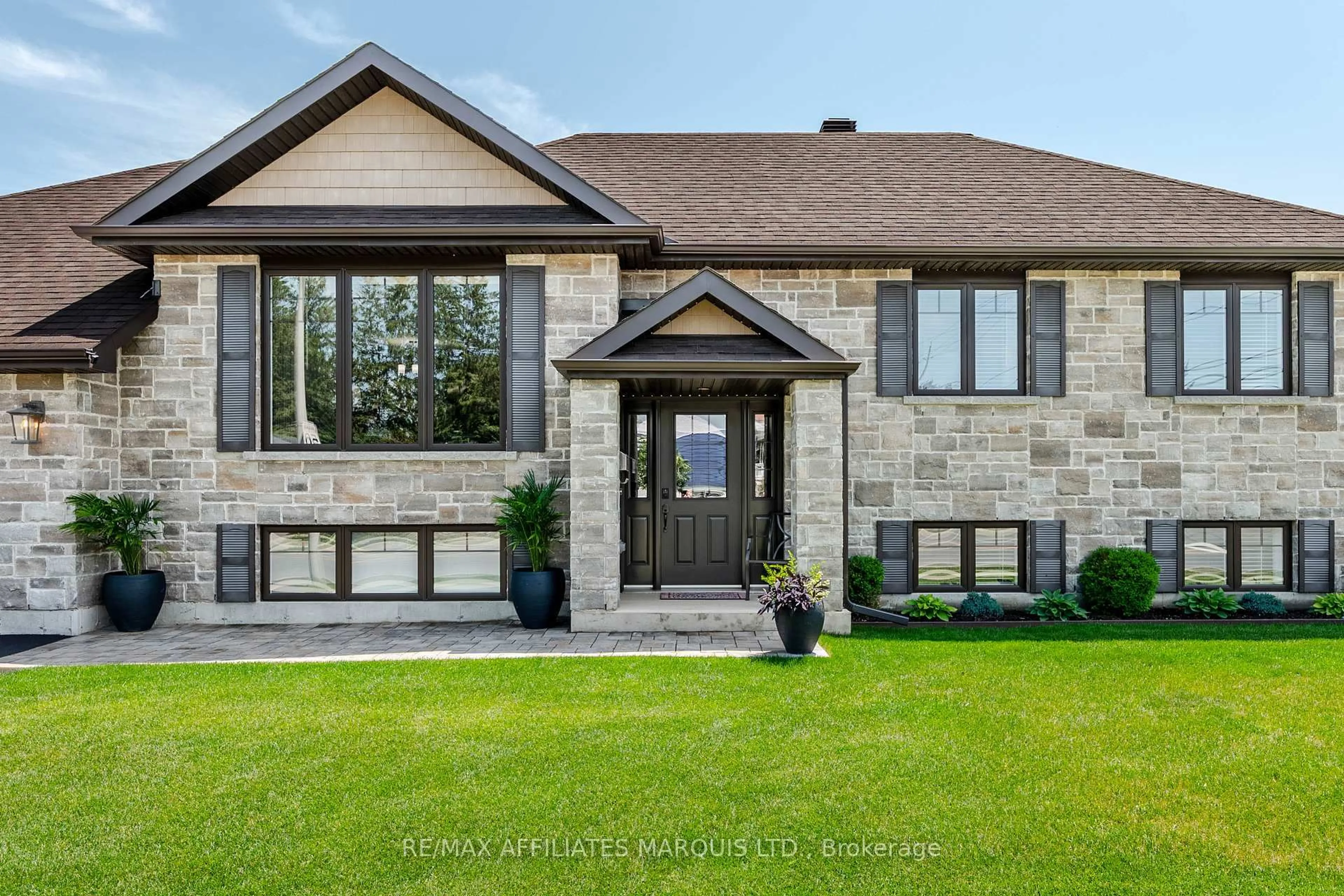 Home with brick exterior material, street for 2 Mercier Ave, Cornwall Ontario K6K 1S9