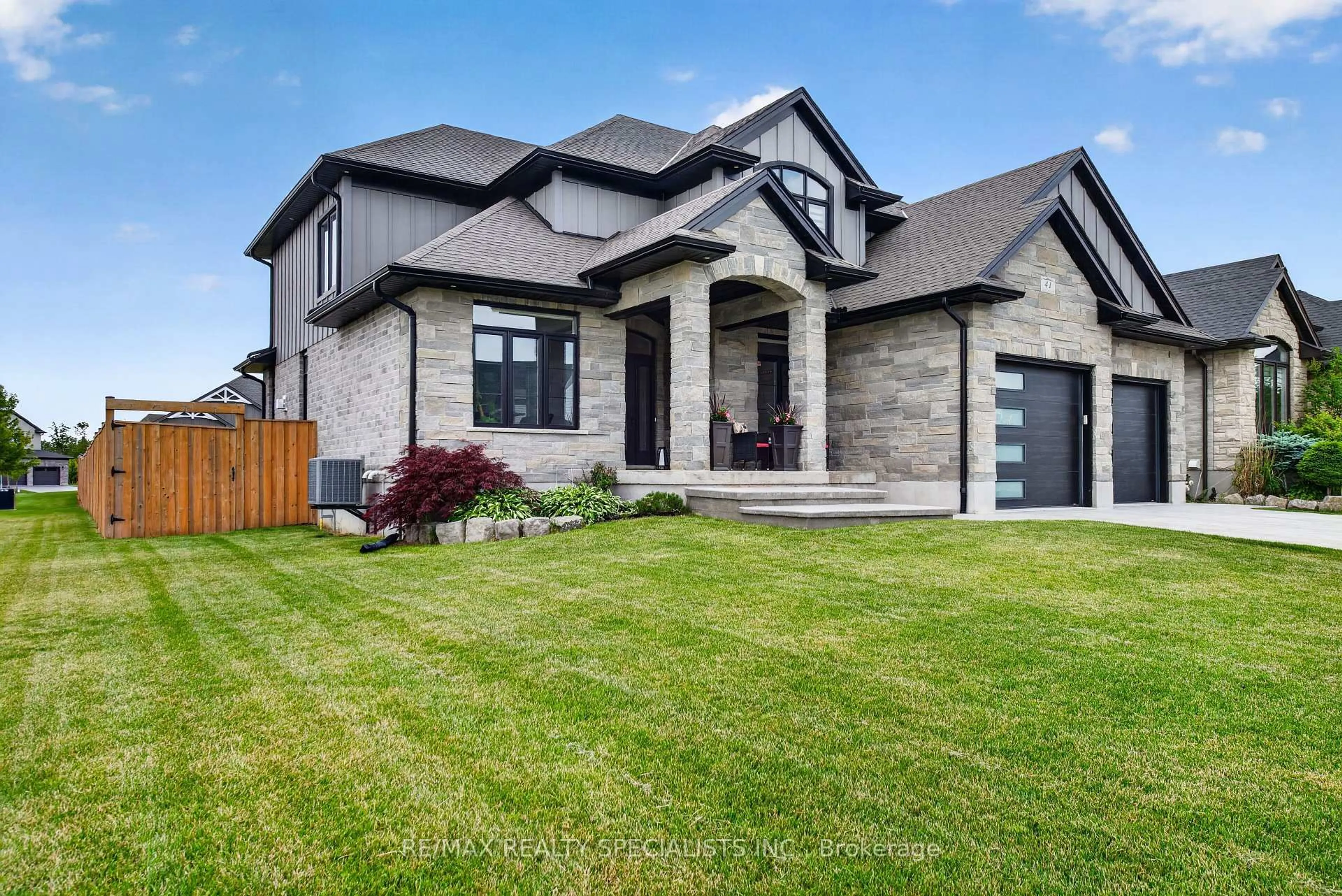 Home with brick exterior material, street for 41 Talbot Grove Lane, Southwold Ontario N5P 3T2