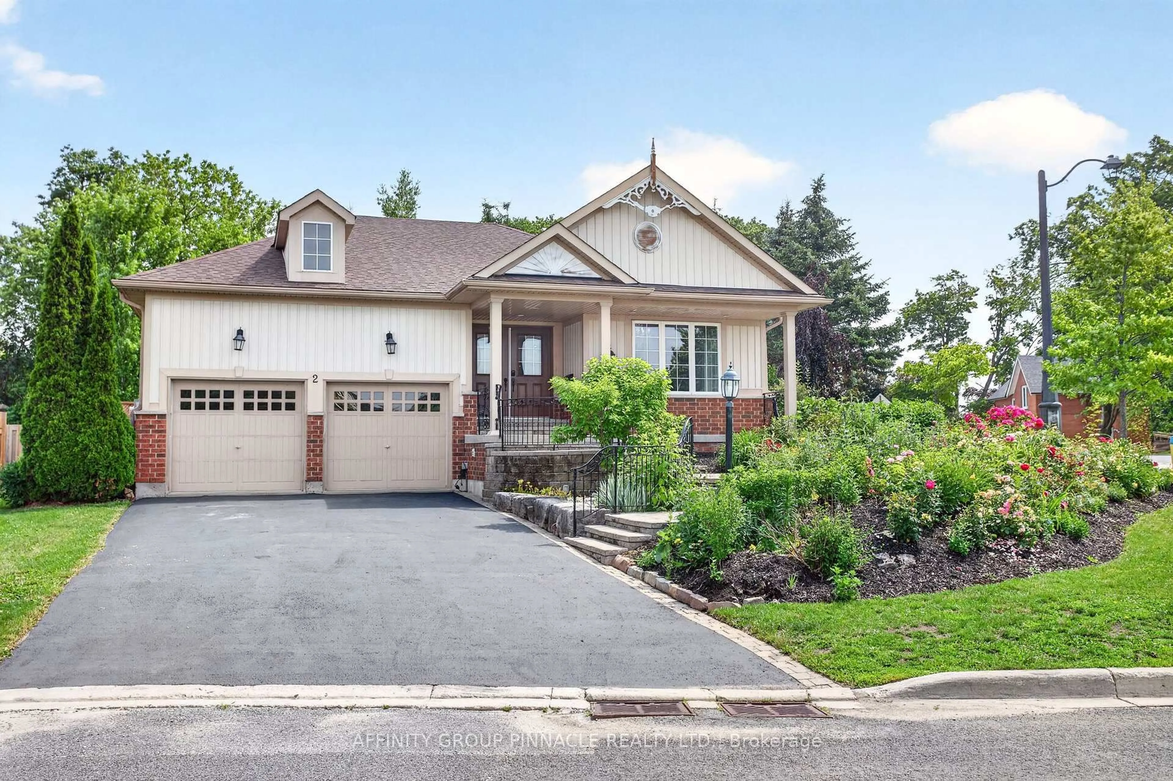 Home with brick exterior material, street for 2 Fallingbrook Cres, Kawartha Lakes Ontario K9V 2Z7