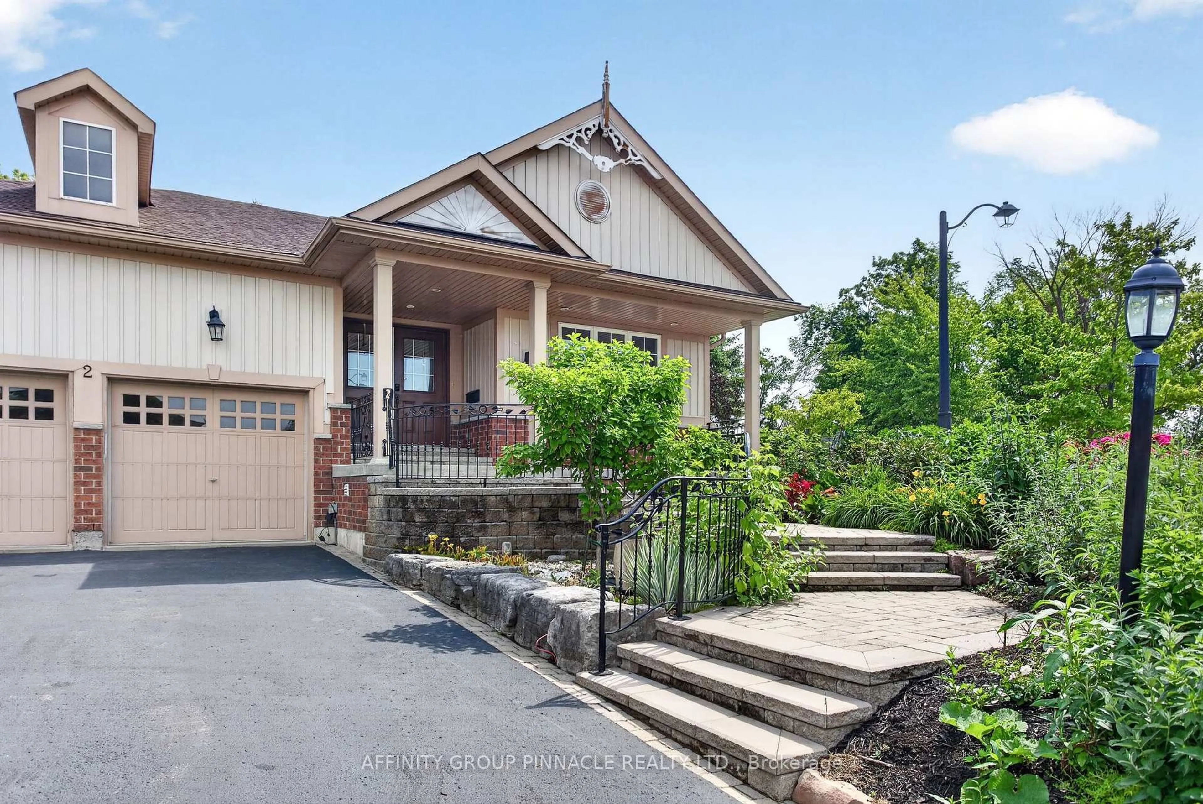 Home with brick exterior material, street for 2 Fallingbrook Cres, Kawartha Lakes Ontario K9V 2Z7