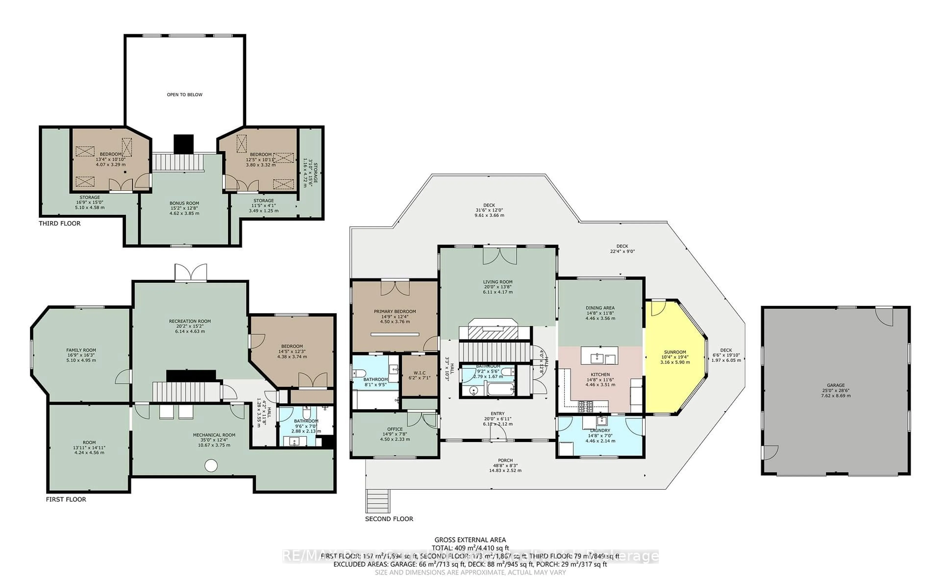 Floor plan for 10 Sawdust Bay Rd, Carling Ontario P0G 1G0