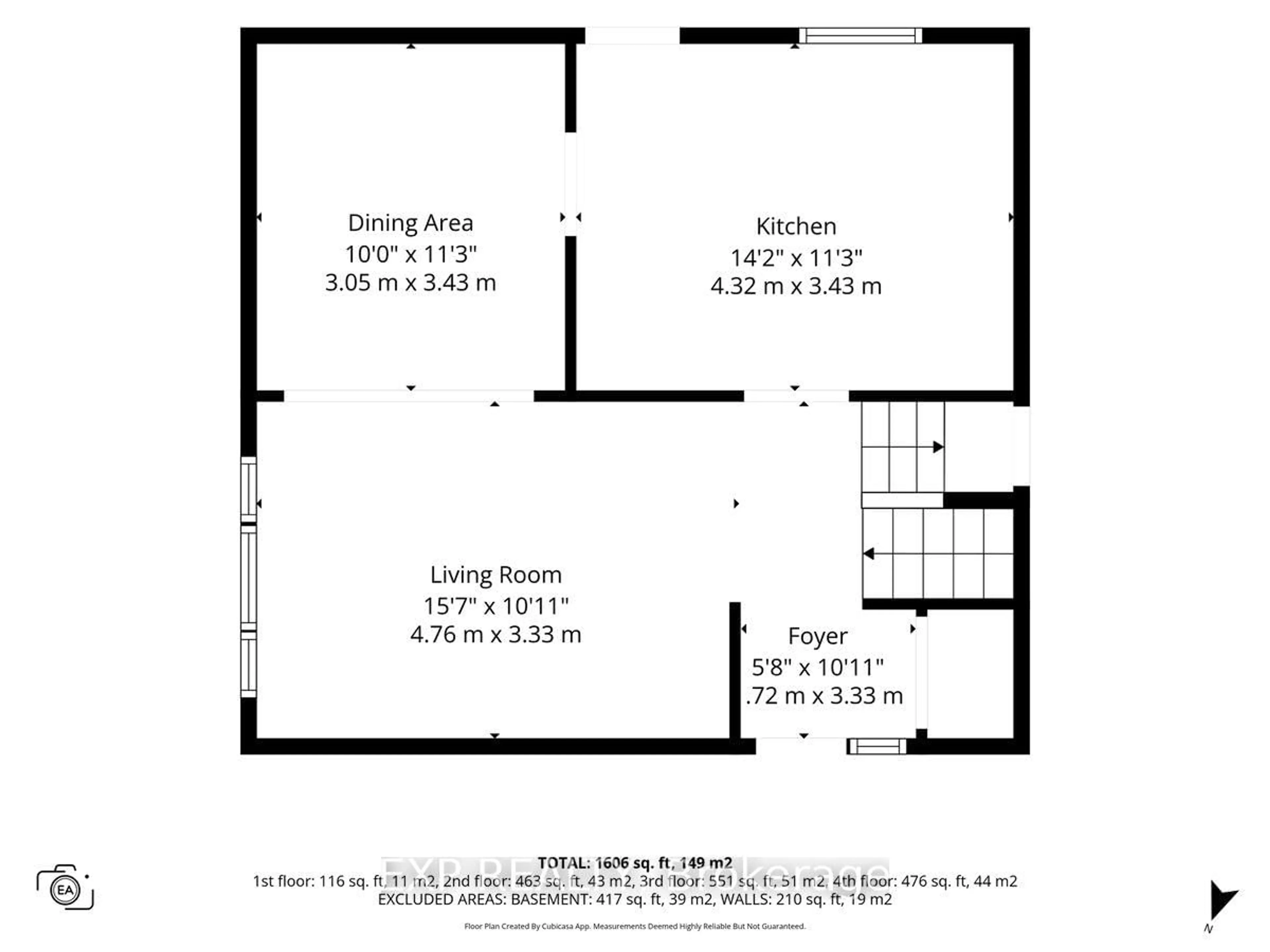Floor plan for 396 Hatfield Cres, Orleans Ontario K1E 1M8