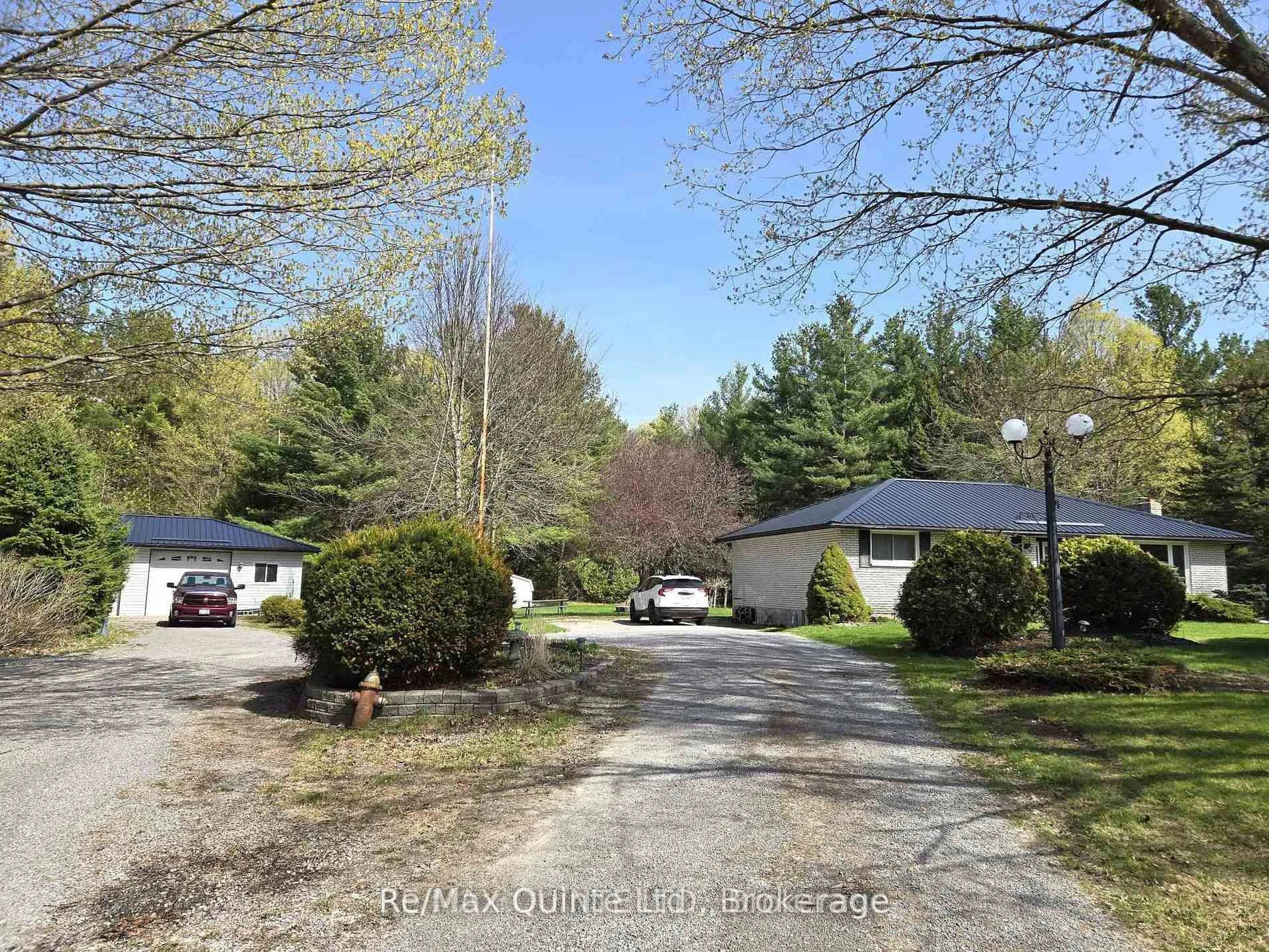 A pic from outside/outdoor area/front of a property/back of a property/a pic from drone, street for 12180 HIGHWAY 62, Madoc Ontario K0K 2K0