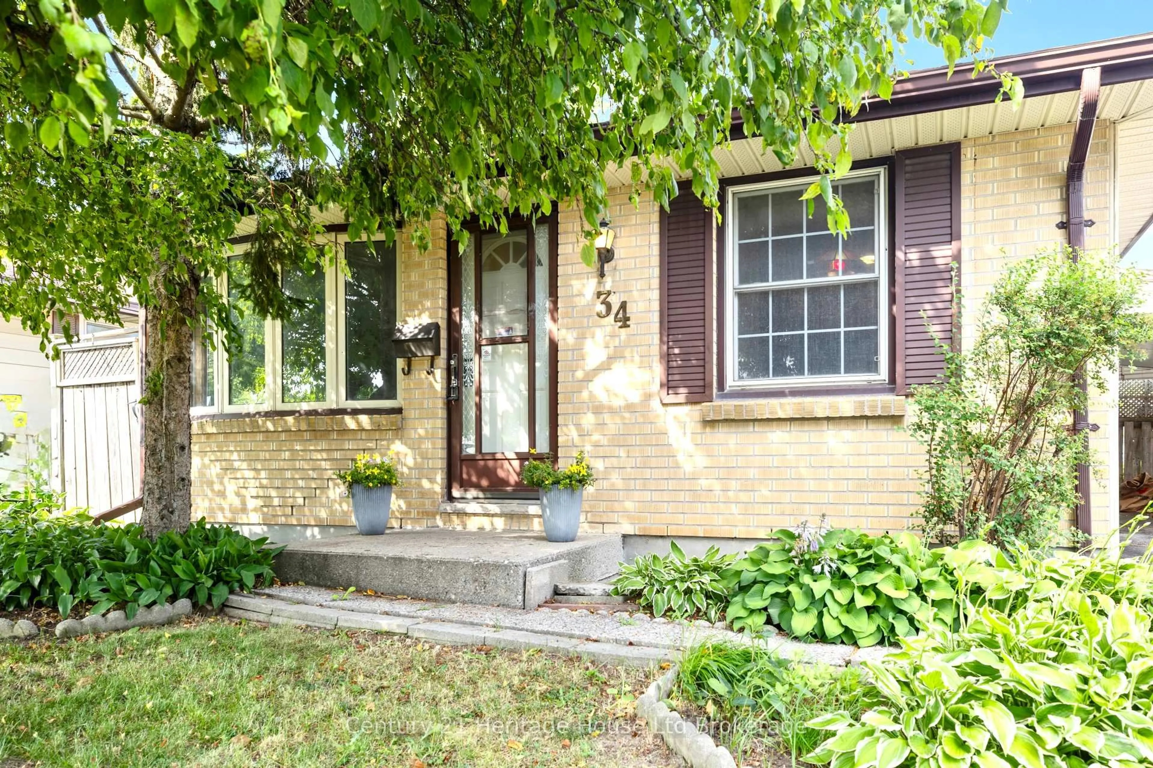 Home with brick exterior material, street for 34 Dudley Cres, London South Ontario N6E 1S4