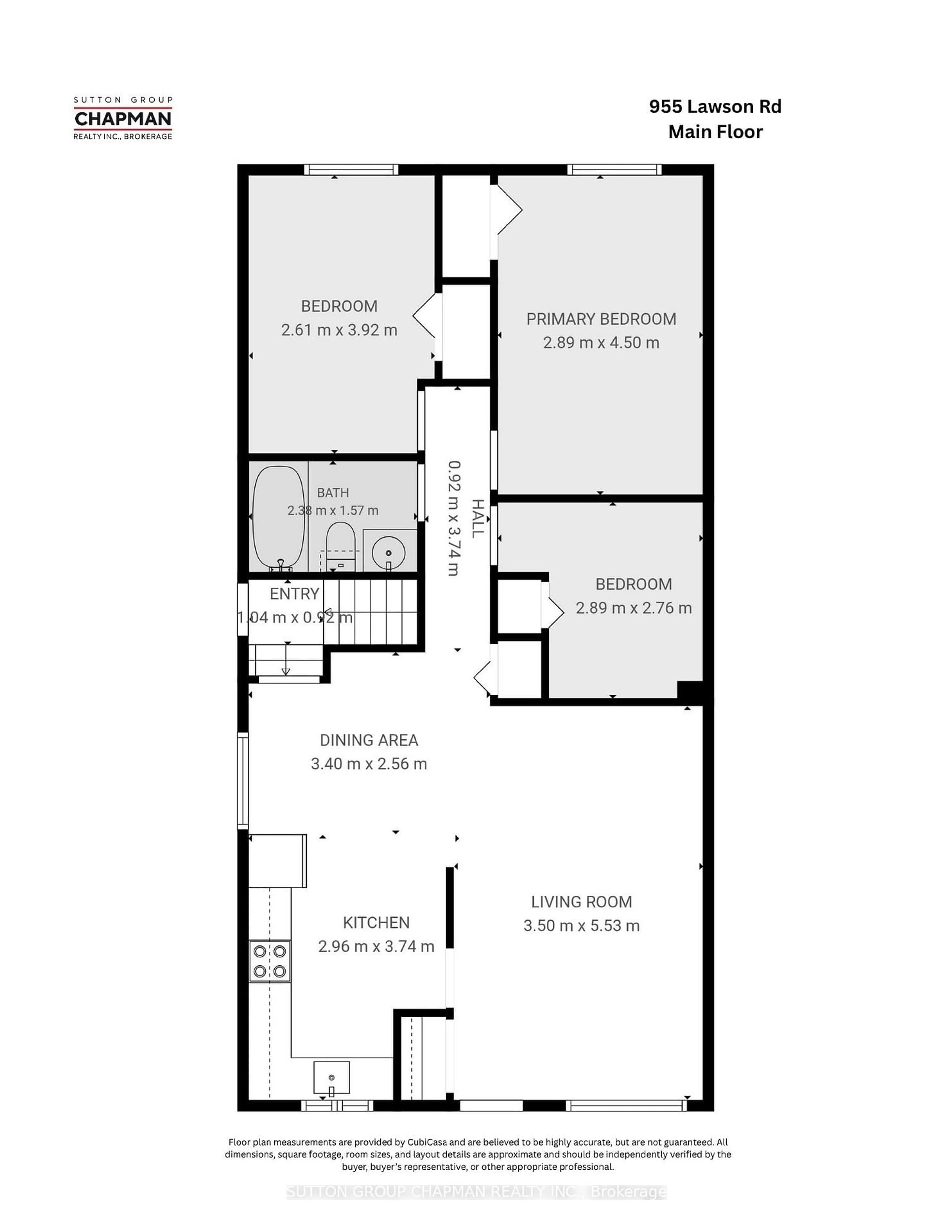 Floor plan for 955 Lawson Rd, London North Ontario N6G 4X4