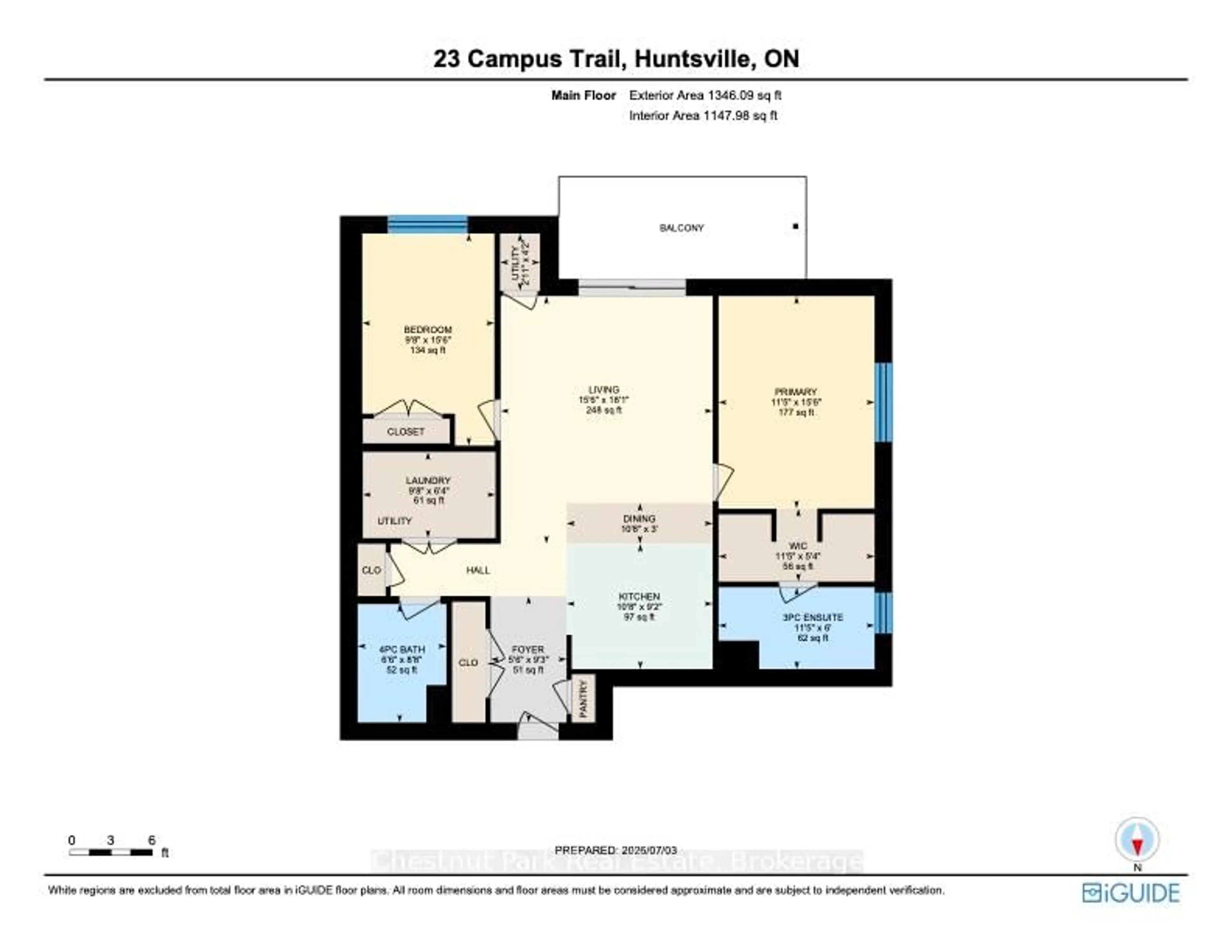 Floor plan for 23 Campus Tr #104, Huntsville Ontario P1H 0G1
