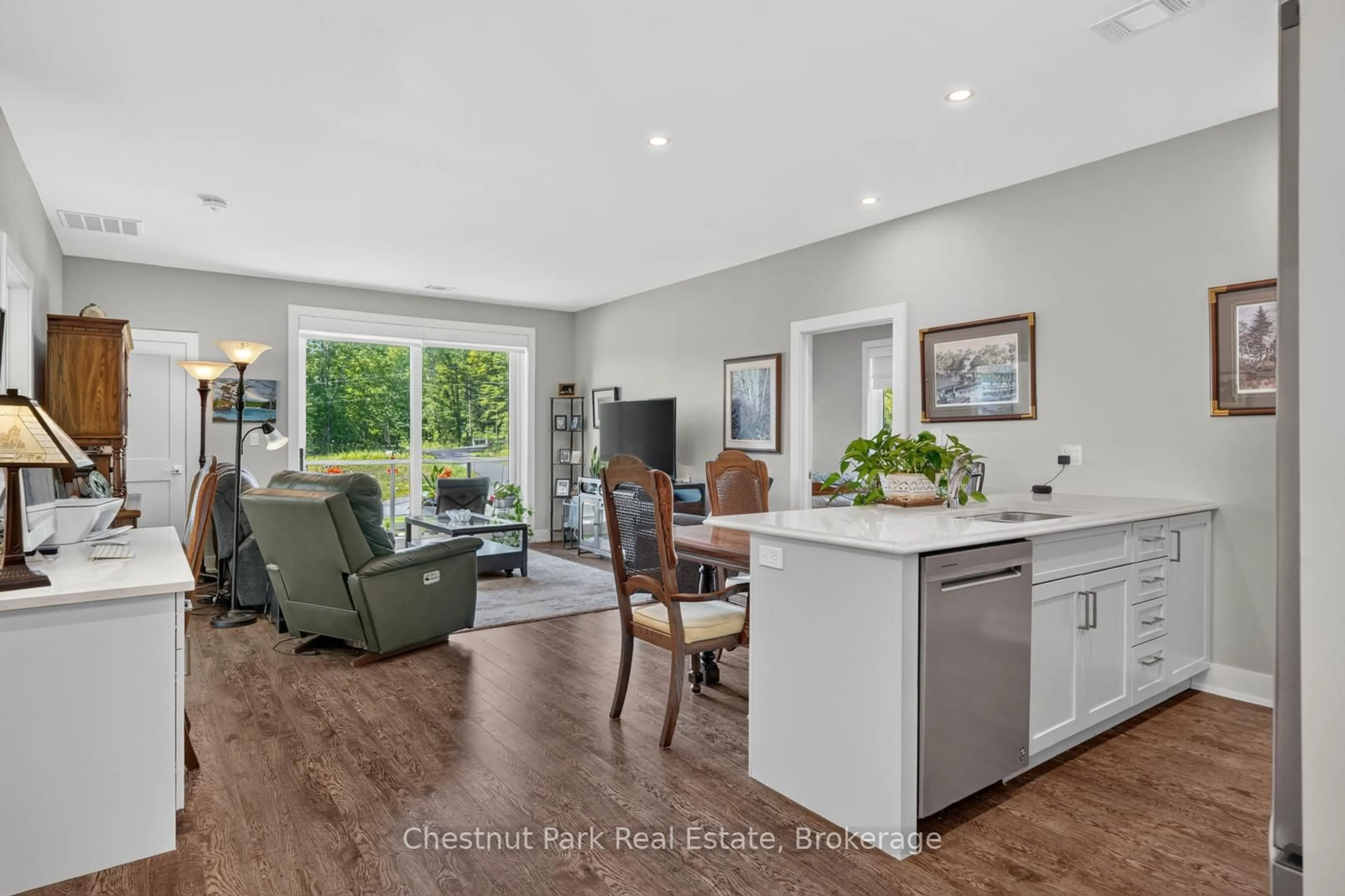 Open concept kitchen, unknown for 23 Campus Tr #104, Huntsville Ontario P1H 0G1