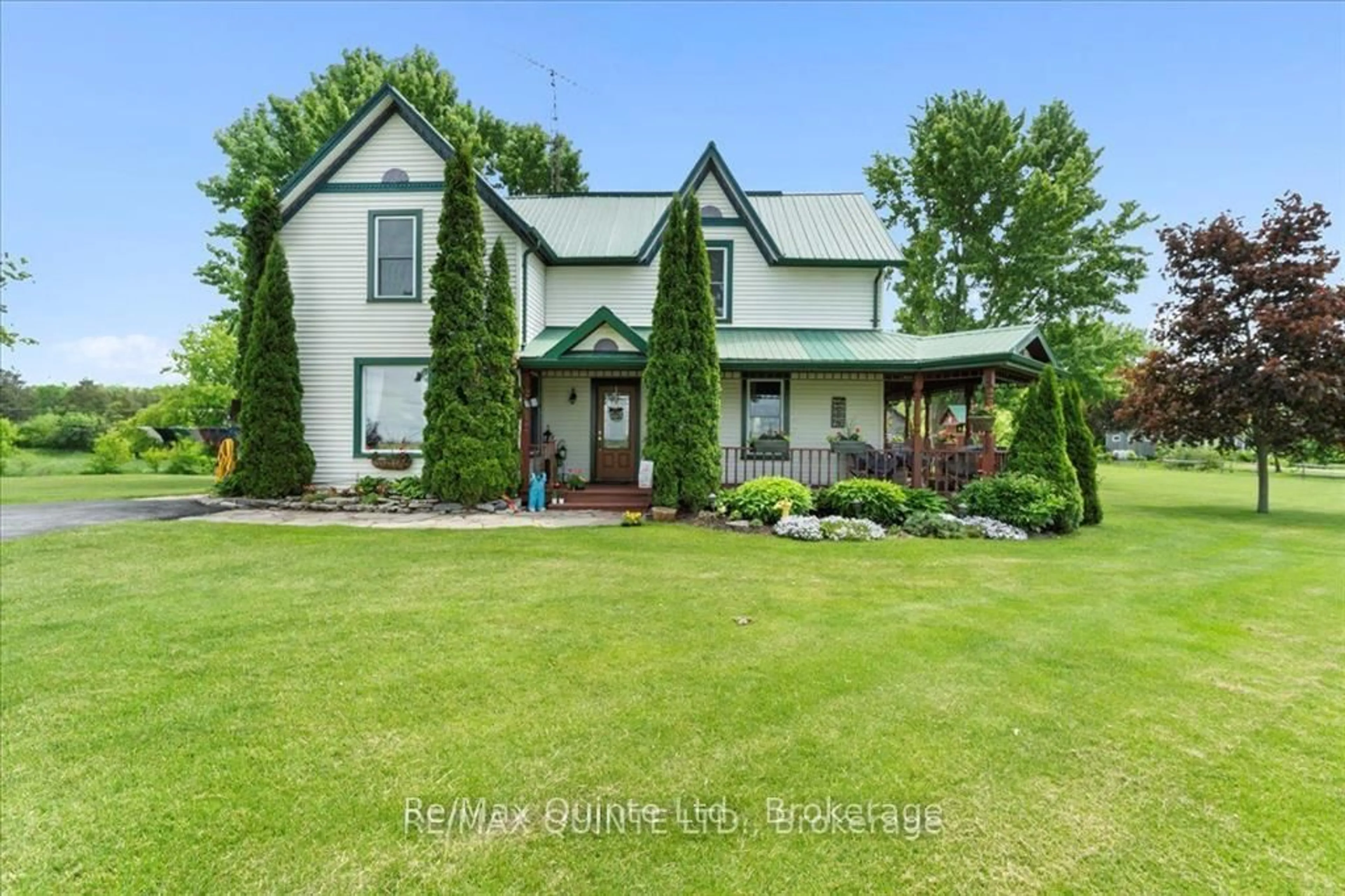 A pic from outside/outdoor area/front of a property/back of a property/a pic from drone, unknown for 213 Gomorrah Rd, Prince Edward County Ontario K0K 1W0