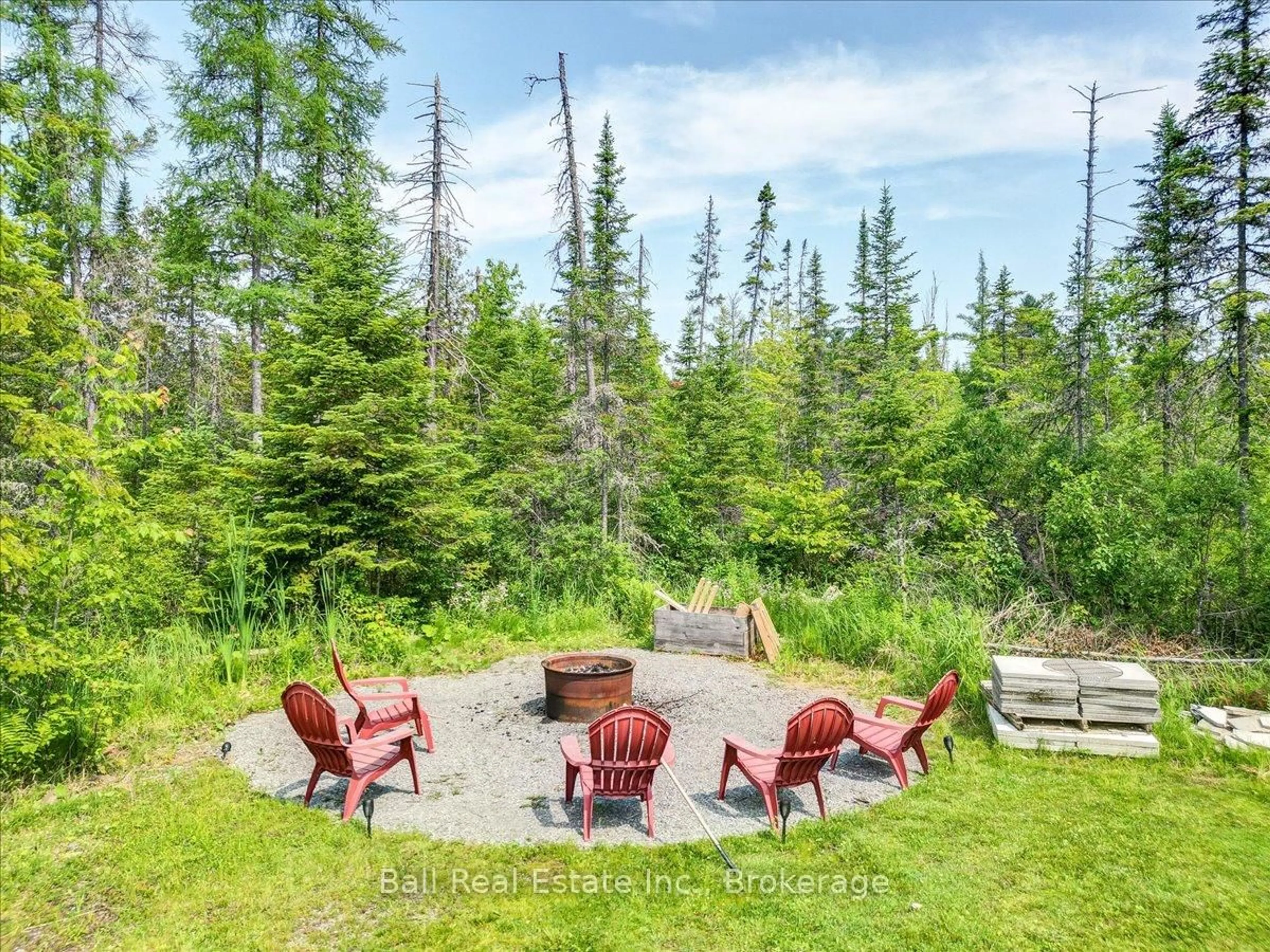 Patio, forest/trees view for 342 Jack Lake Rd, North Kawartha Ontario K0L 1A0