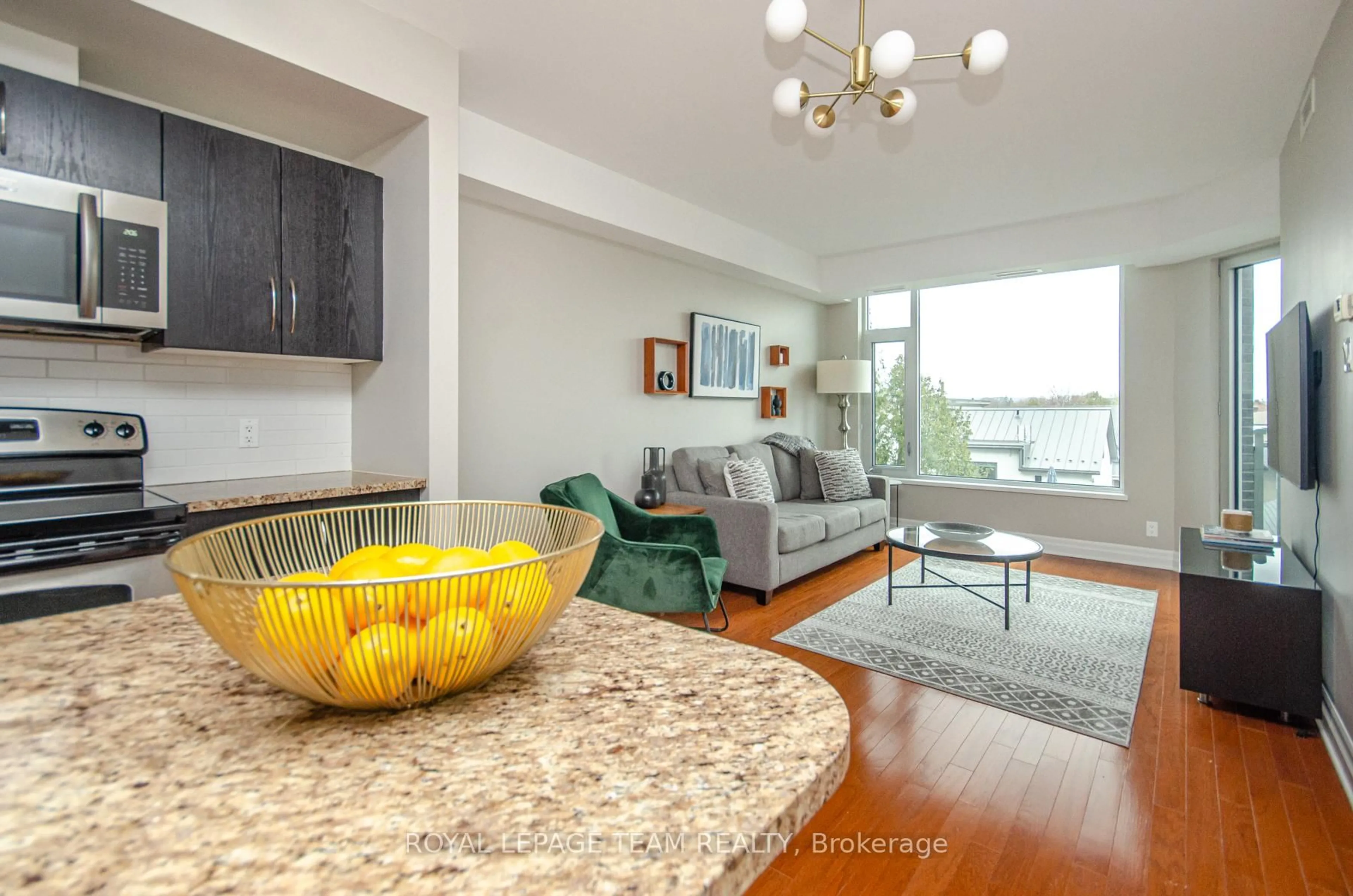 Living room with furniture, unknown for 1433 WELLINGTON St #302, Ottawa Ontario K1Y 2X4