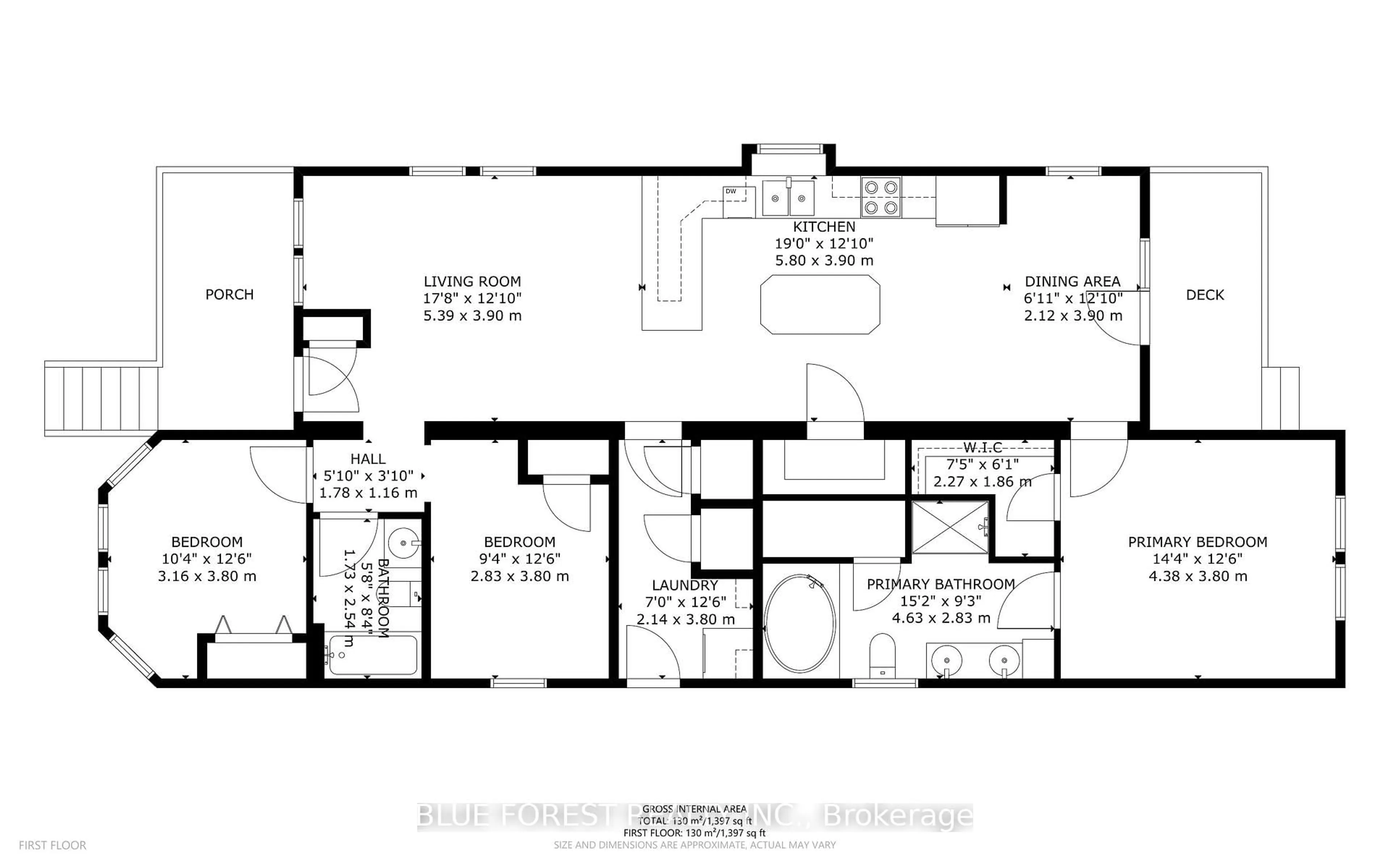 Floor plan for 173 Harper St, West Elgin Ontario N0L 2C0
