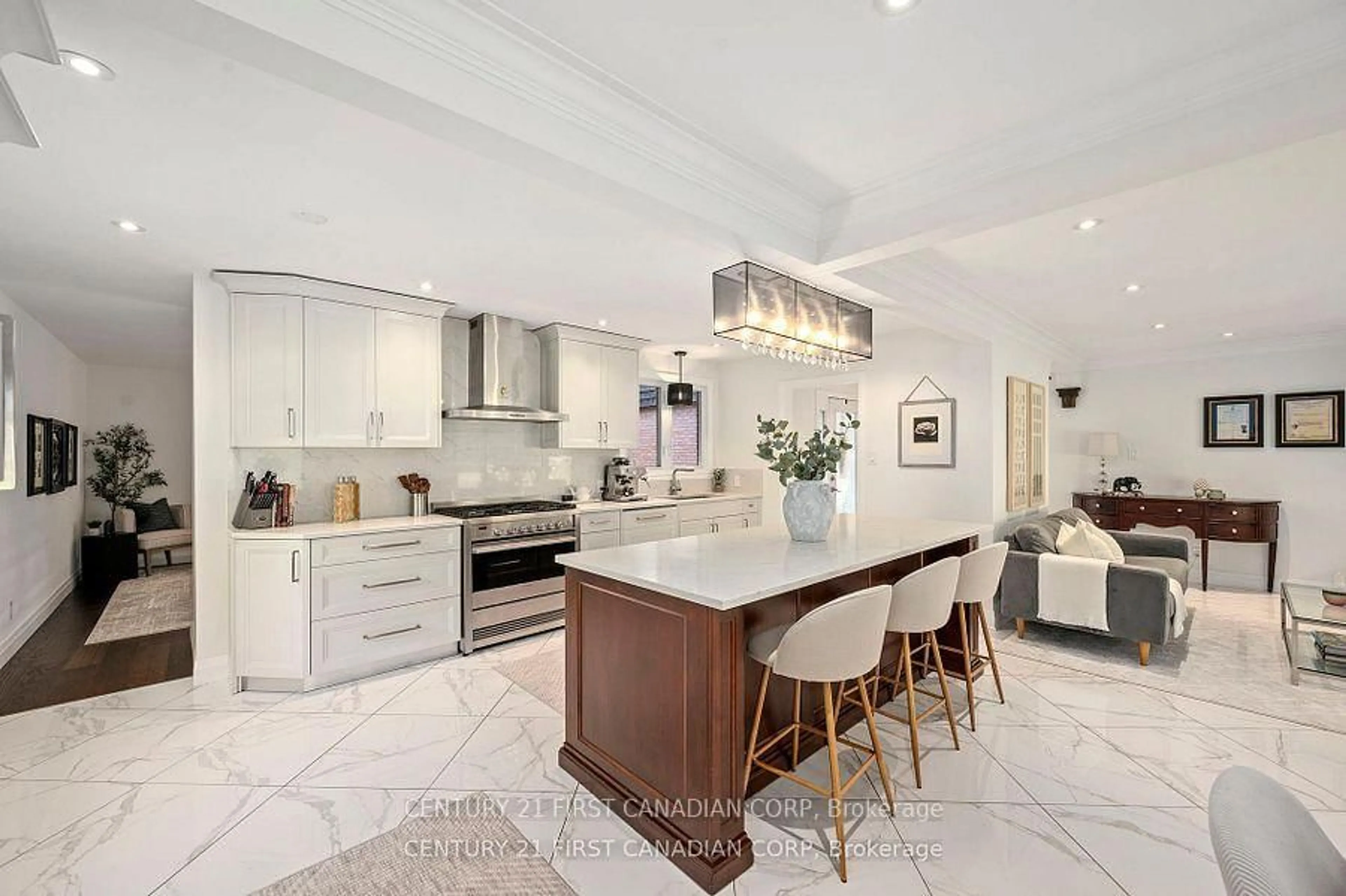 Contemporary kitchen, ceramic/tile floor for 43 Compton Cres, London South Ontario N6C 4E9