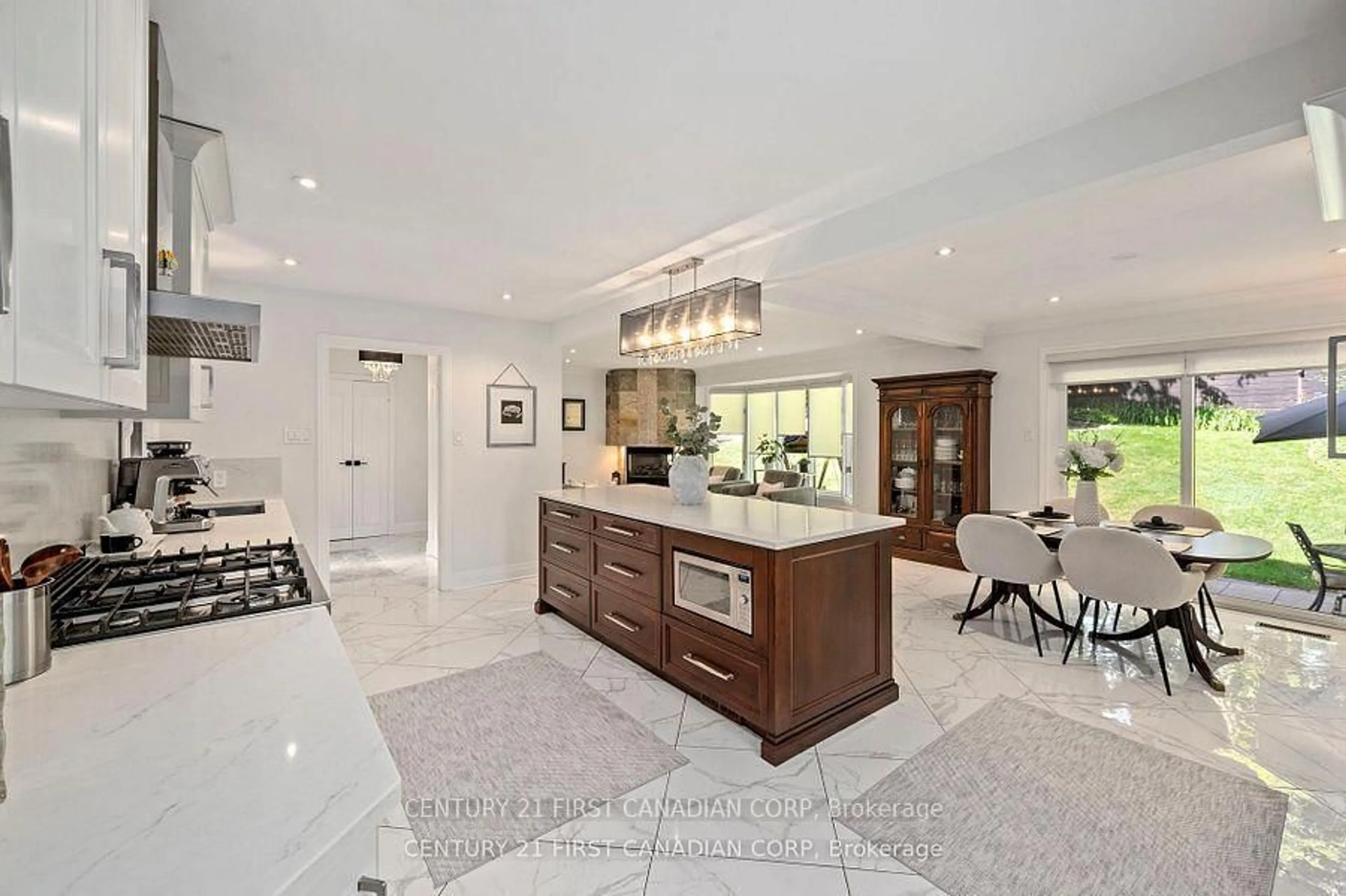 Contemporary kitchen, ceramic/tile floor for 43 Compton Cres, London South Ontario N6C 4E9