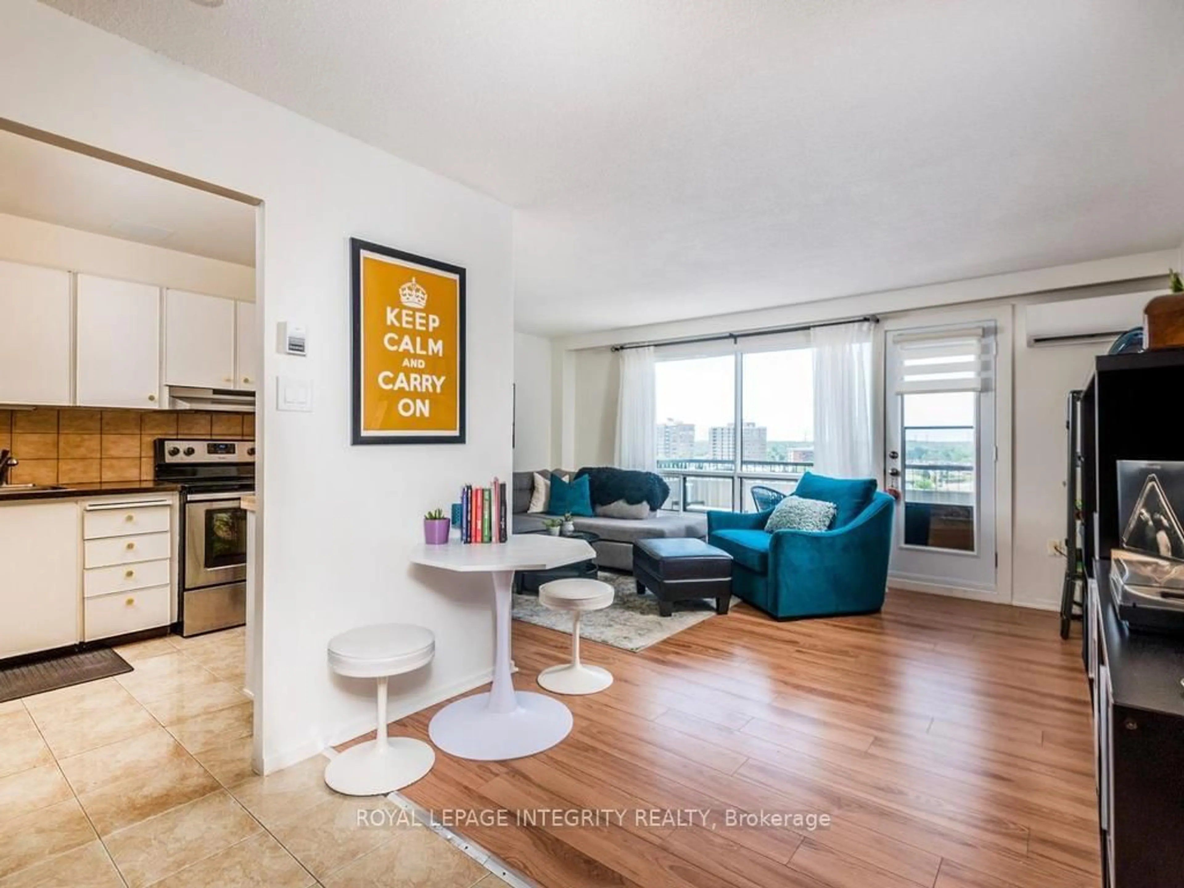 Living room with furniture, unknown for 20 Chesterton Dr #606, Ottawa Ontario K2E 6Z7