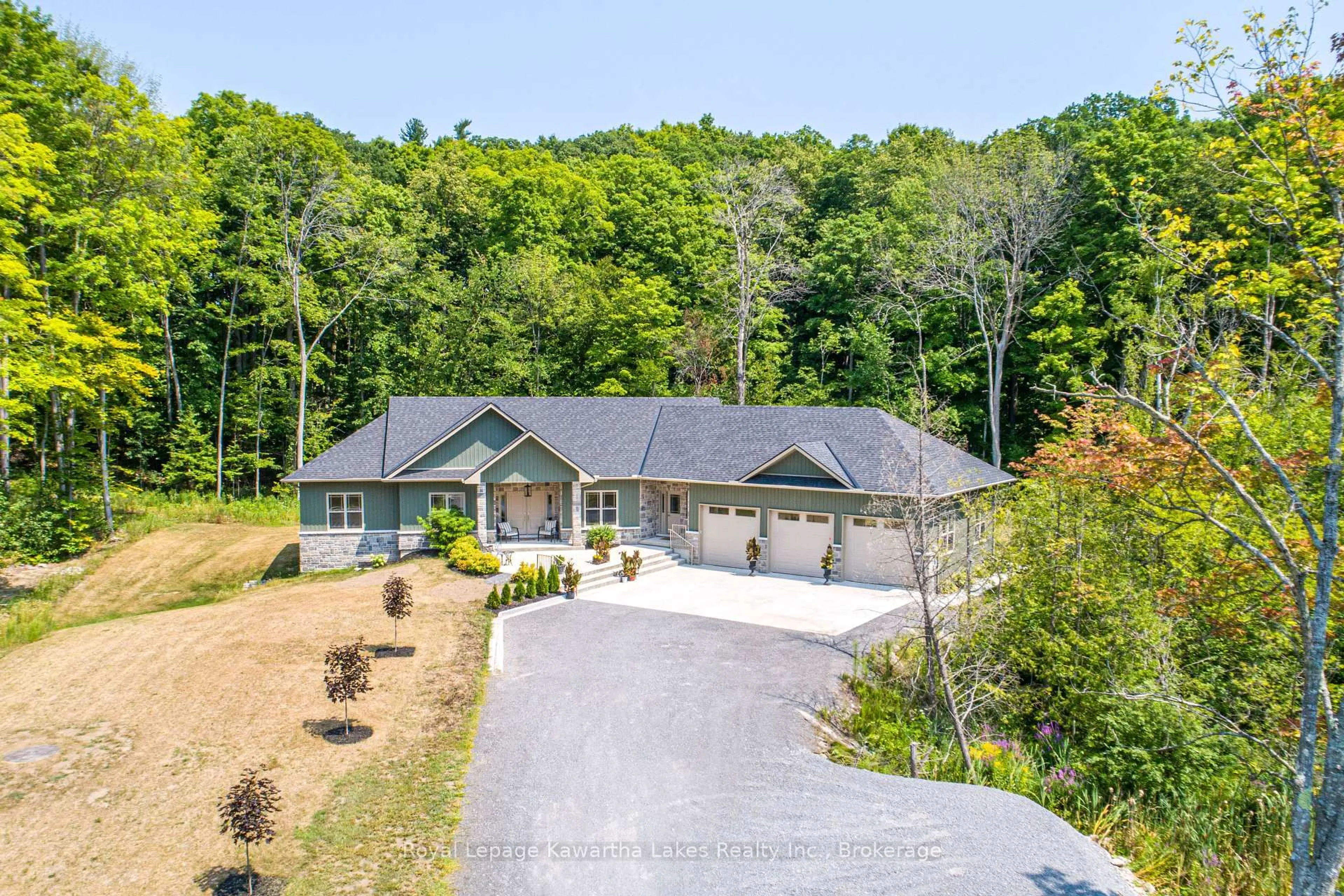A pic from outside/outdoor area/front of a property/back of a property/a pic from drone, water/lake/river/ocean view for 18 New Pierce Dr, Stirling Ontario K0K 3E0