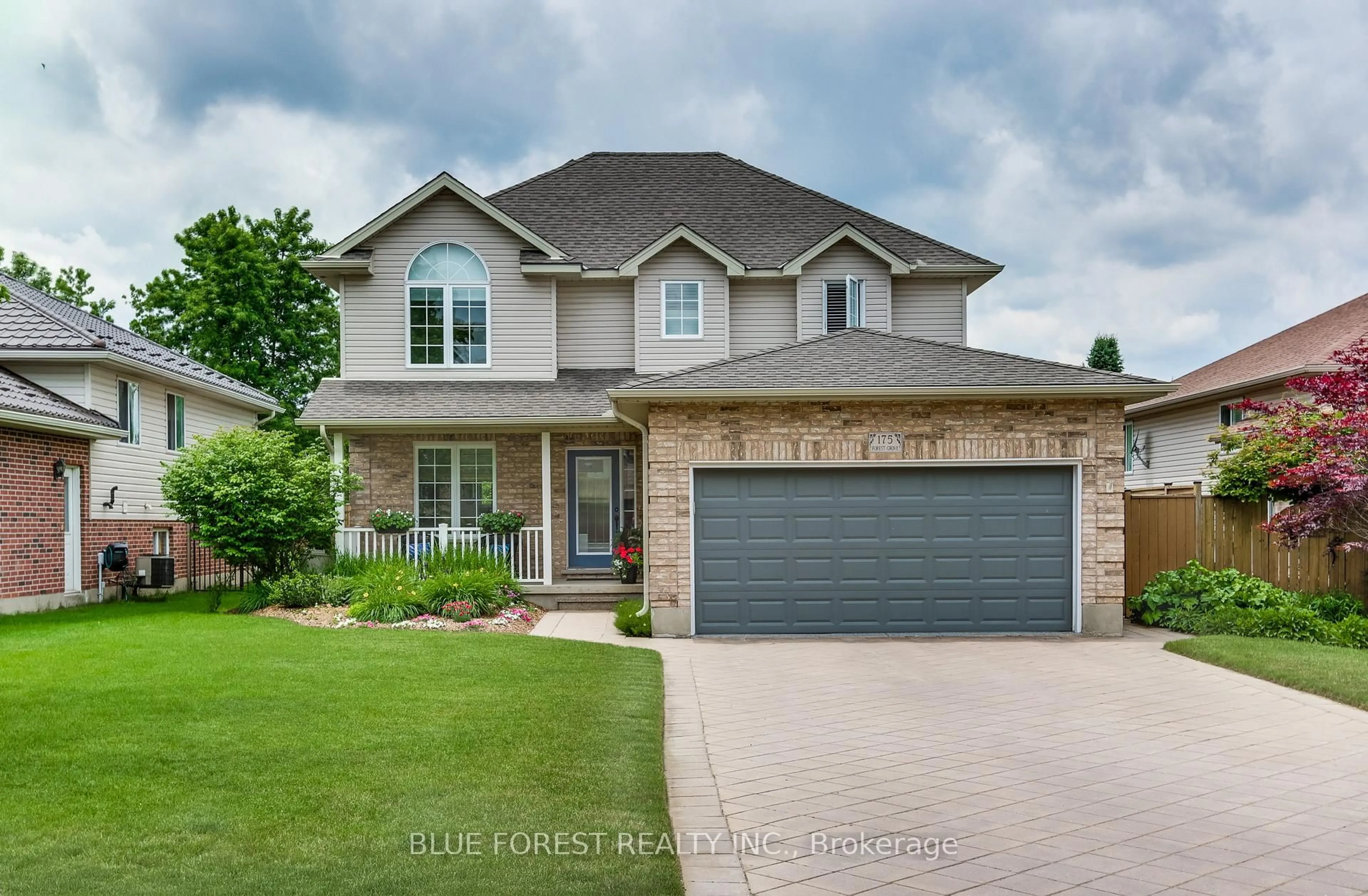 Home with brick exterior material, street for 175 Forest Grove Cres, Thames Centre Ontario N0L 1G3