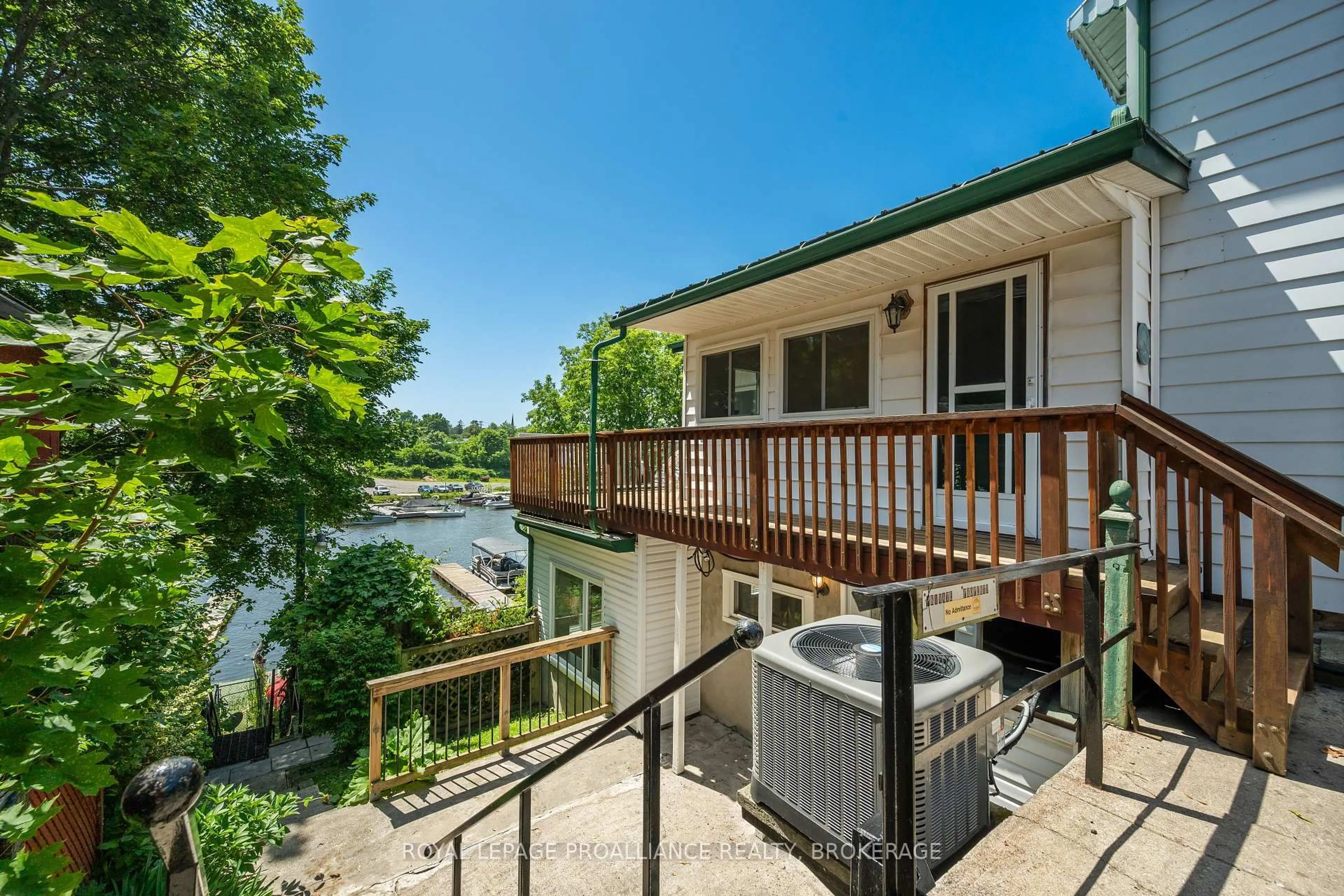 Patio, water/lake/river/ocean view for 370 Stone St, Gananoque Ontario K7G 2A4
