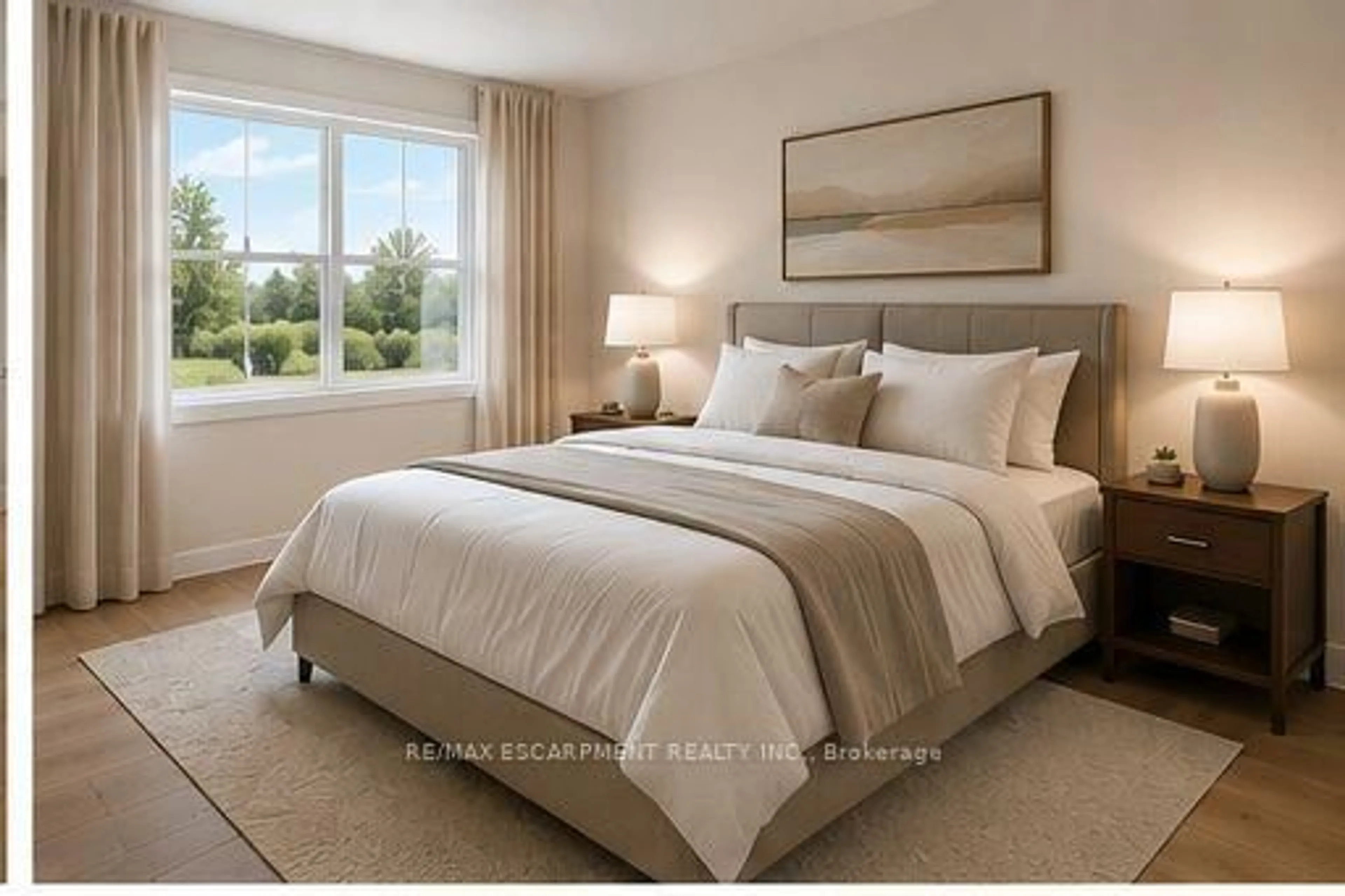 Bedroom with bed, unknown for 4968 Greenlane Rd #Lot 1, Lincoln Ontario L0R 1B5