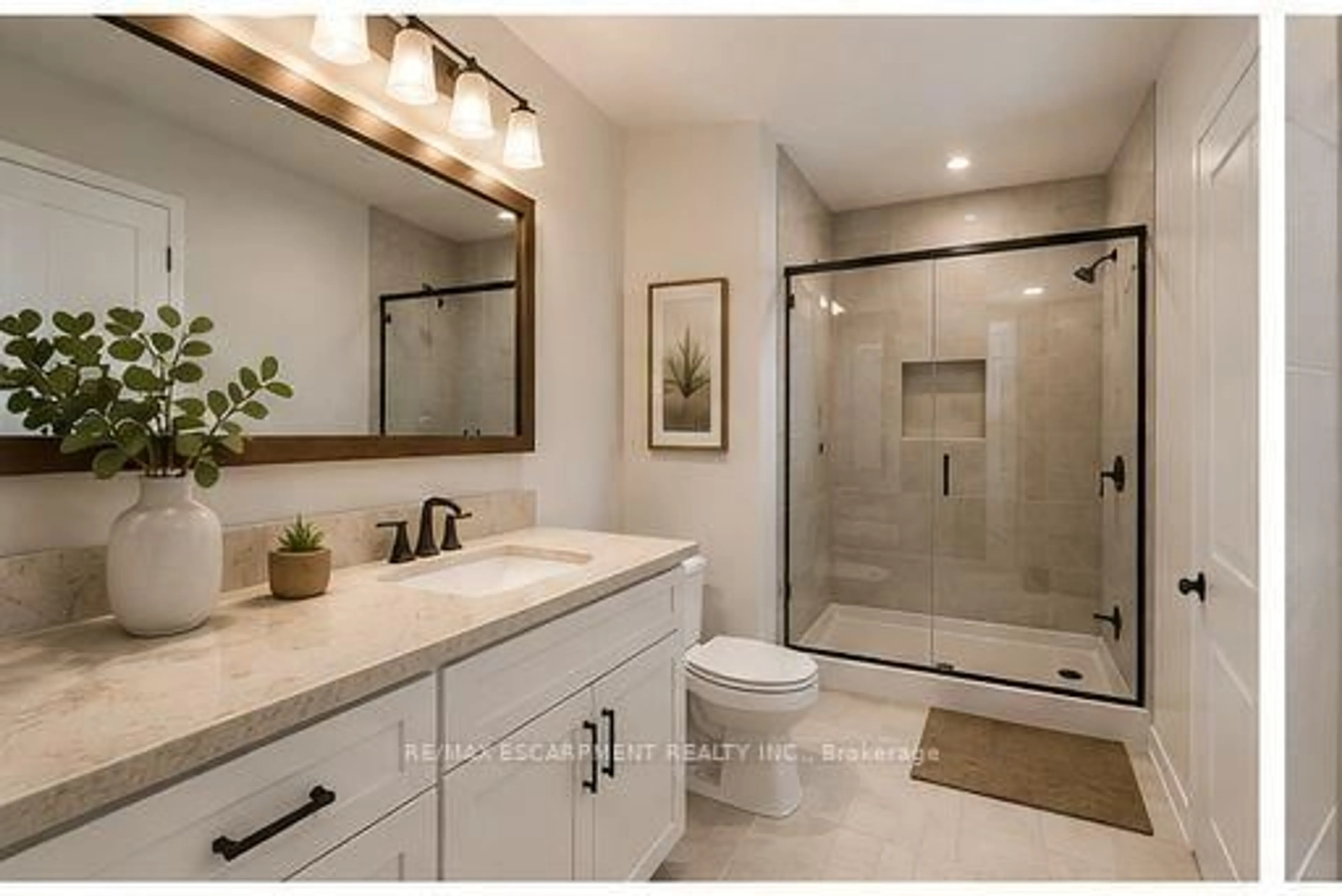 Contemporary bathroom, ceramic/tile floor for 4968 Greenlane Rd #Lot 1, Lincoln Ontario L0R 1B5