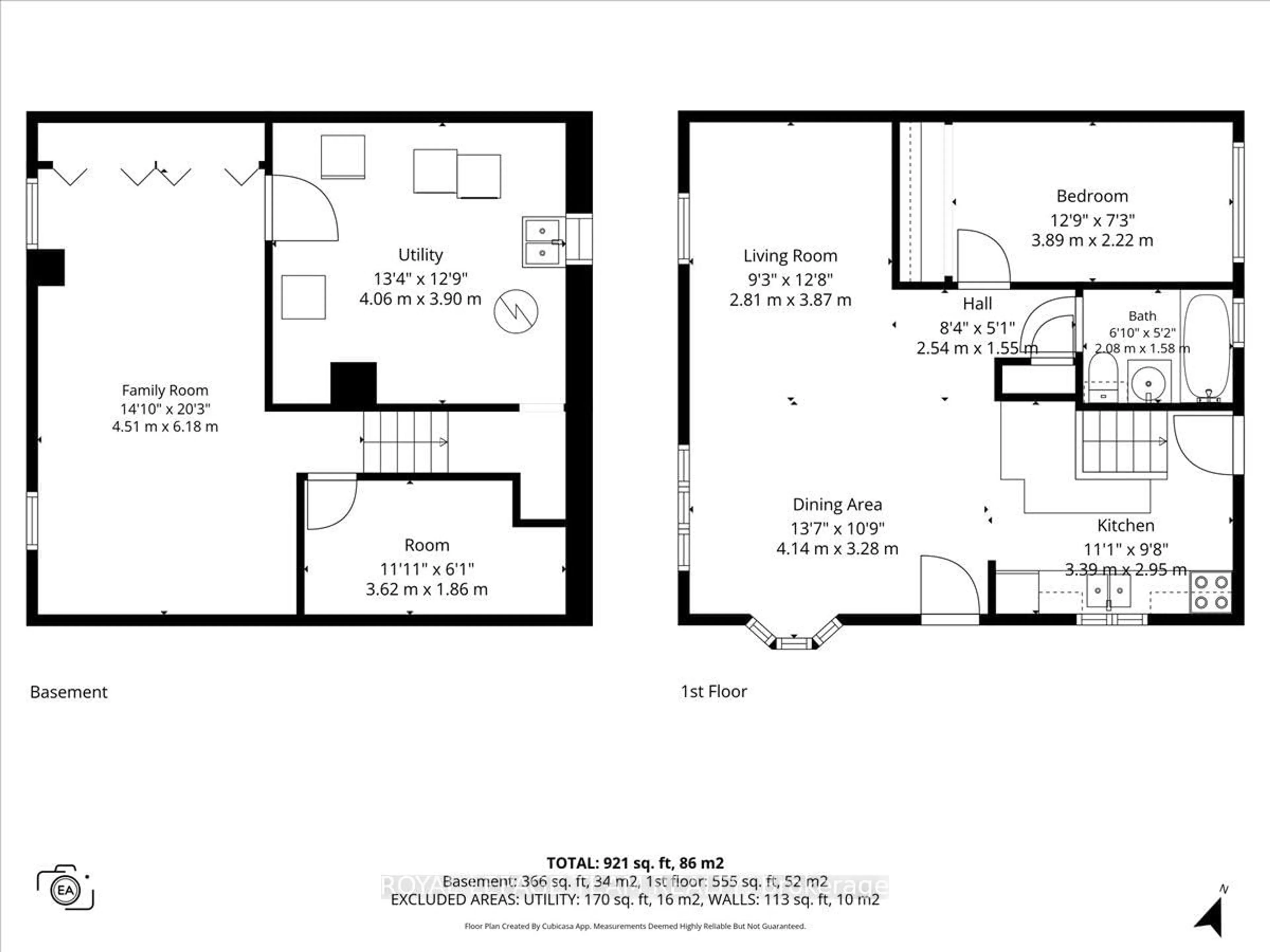 Floor plan for 331 Beechgrove Ave, Ottawa Ontario K1Z 6R4