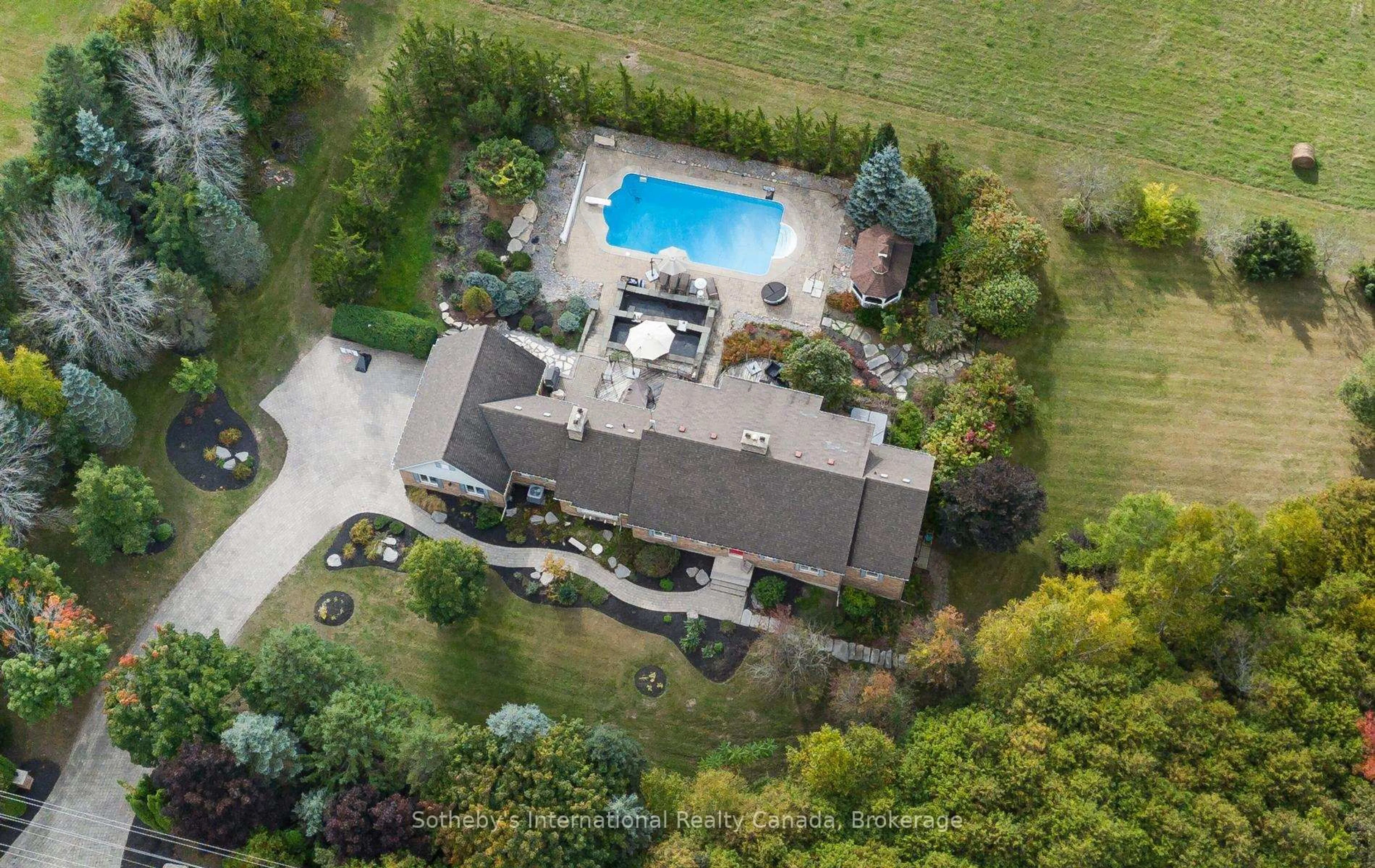 A pic from outside/outdoor area/front of a property/back of a property/a pic from drone, unknown for 203 SKI HILL Rd, Kawartha Lakes Ontario L0A 1A0