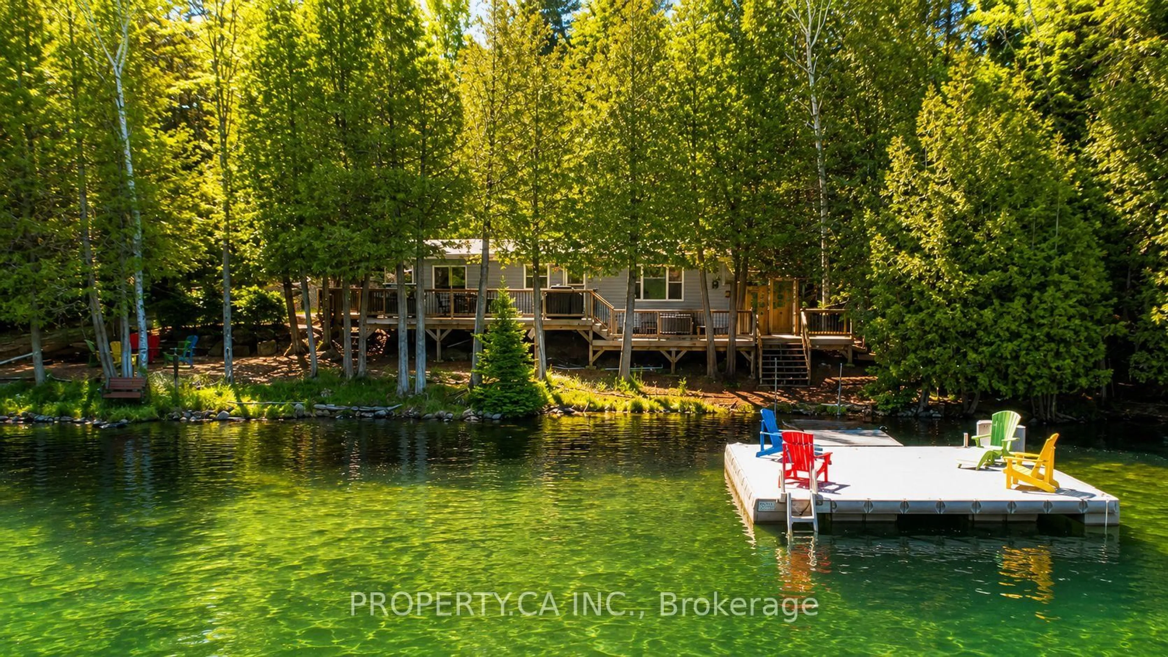 A pic from outside/outdoor area/front of a property/back of a property/a pic from drone, water/lake/river/ocean view for 88A Rocky Dr, Bancroft Ontario K0L 1C0