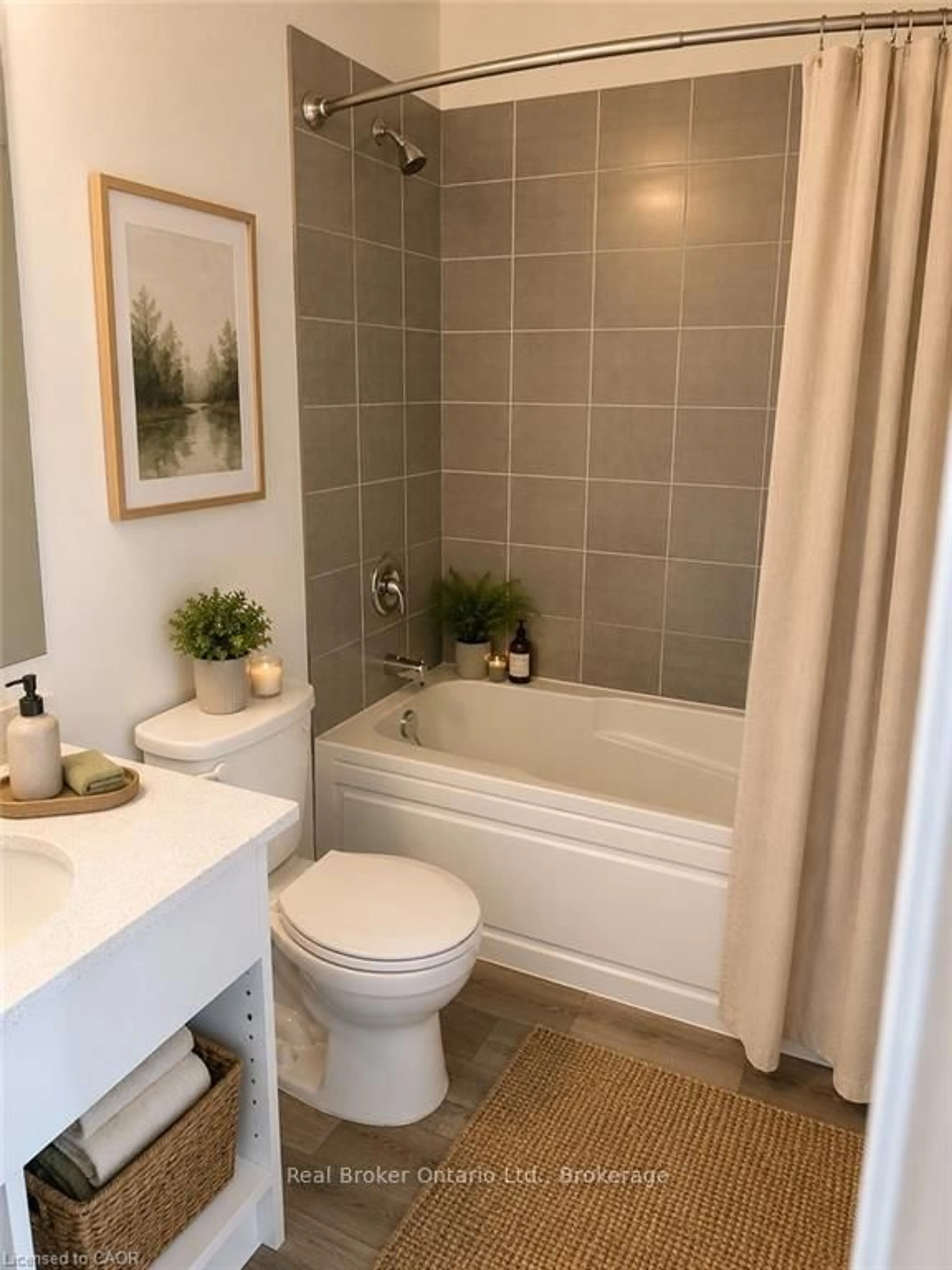Contemporary bathroom, ceramic/tile floor for 255 Northfield Dr #505, Waterloo Ontario N2V 2H1