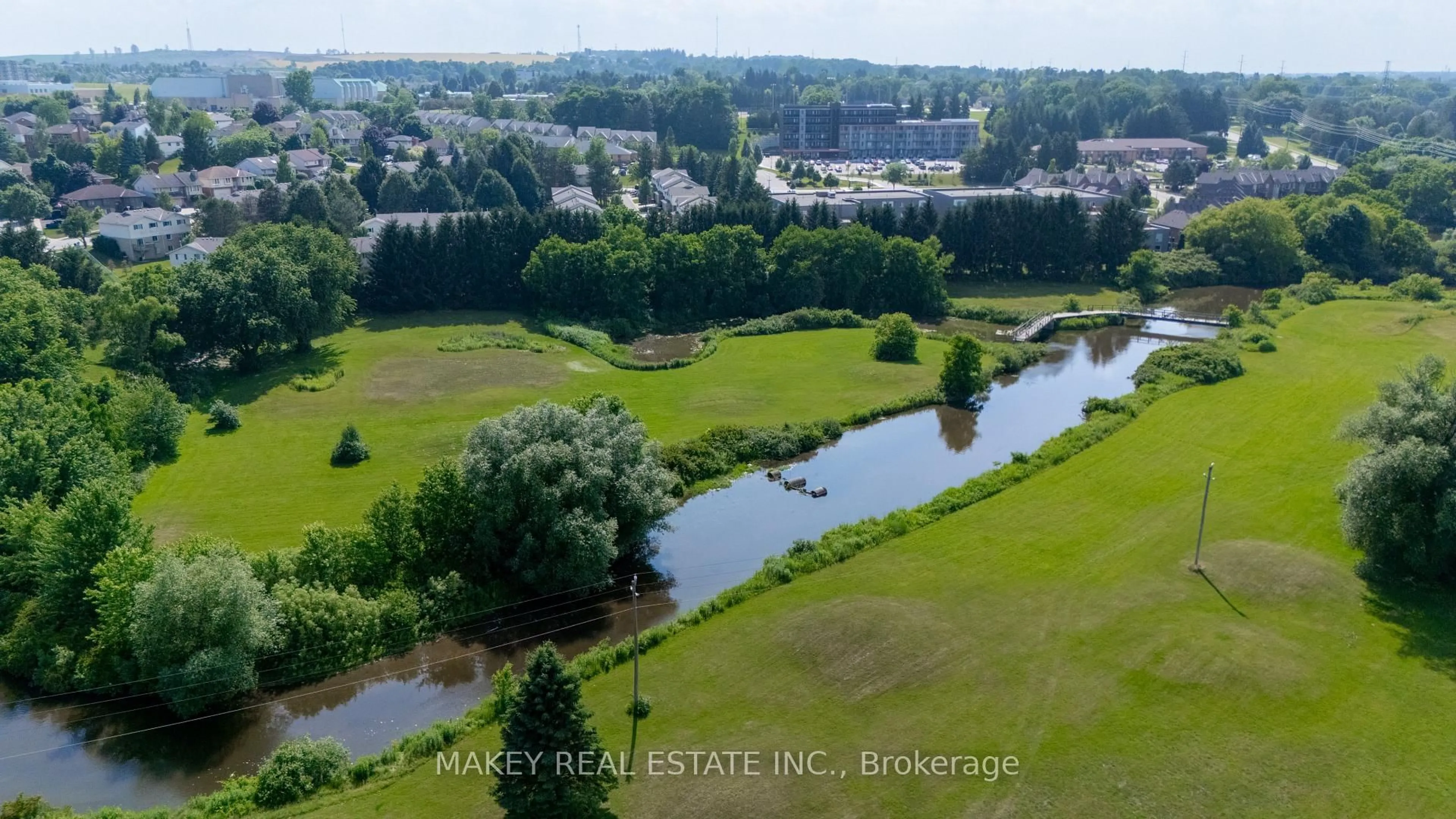 A pic from outside/outdoor area/front of a property/back of a property/a pic from drone, water/lake/river/ocean view for 410 Odlum Dr, Woodstock Ontario N4S 3S2