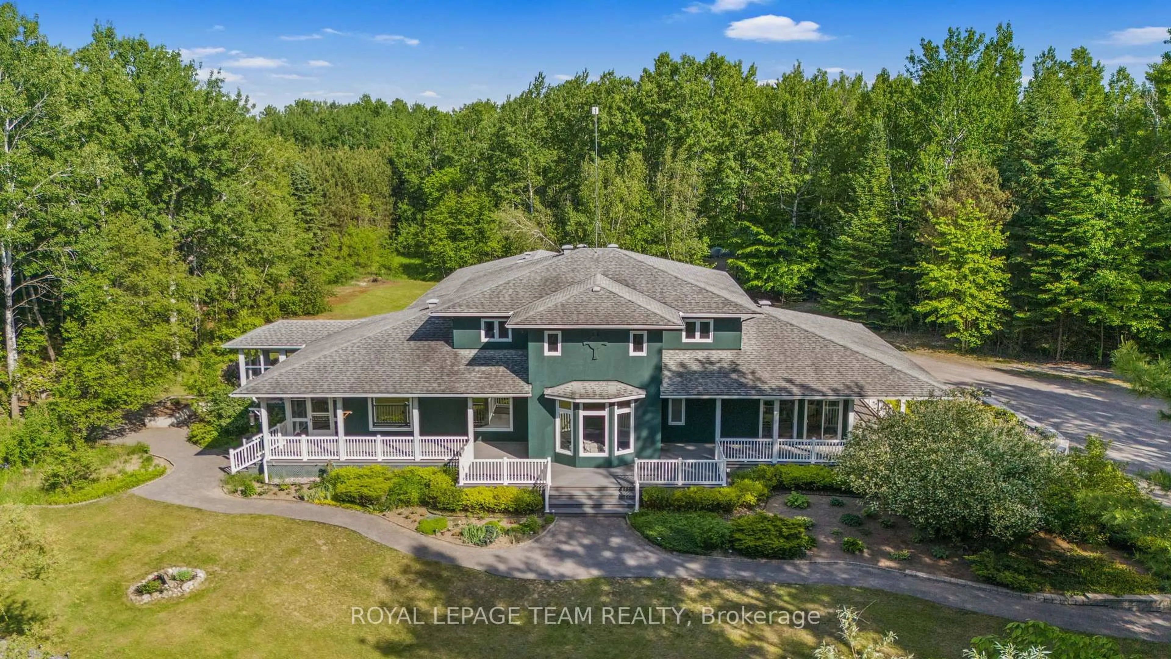 A pic from outside/outdoor area/front of a property/back of a property/a pic from drone, water/lake/river/ocean view for 1526 Carsonby Rd, Kars Ontario K0A 2E0
