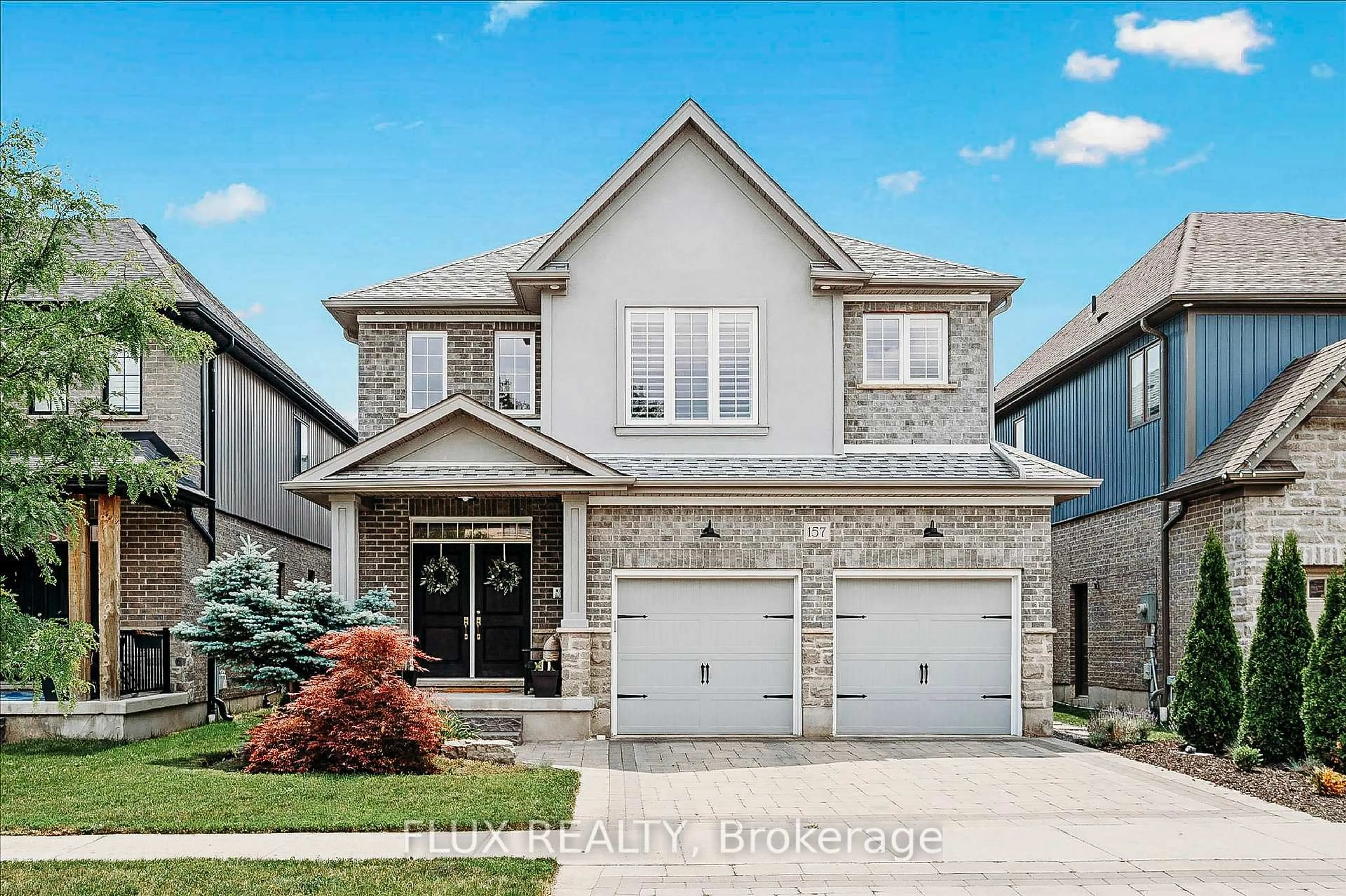 Home with brick exterior material, street for 157 Eaglecrest St, Waterloo Ontario N2K 0C5
