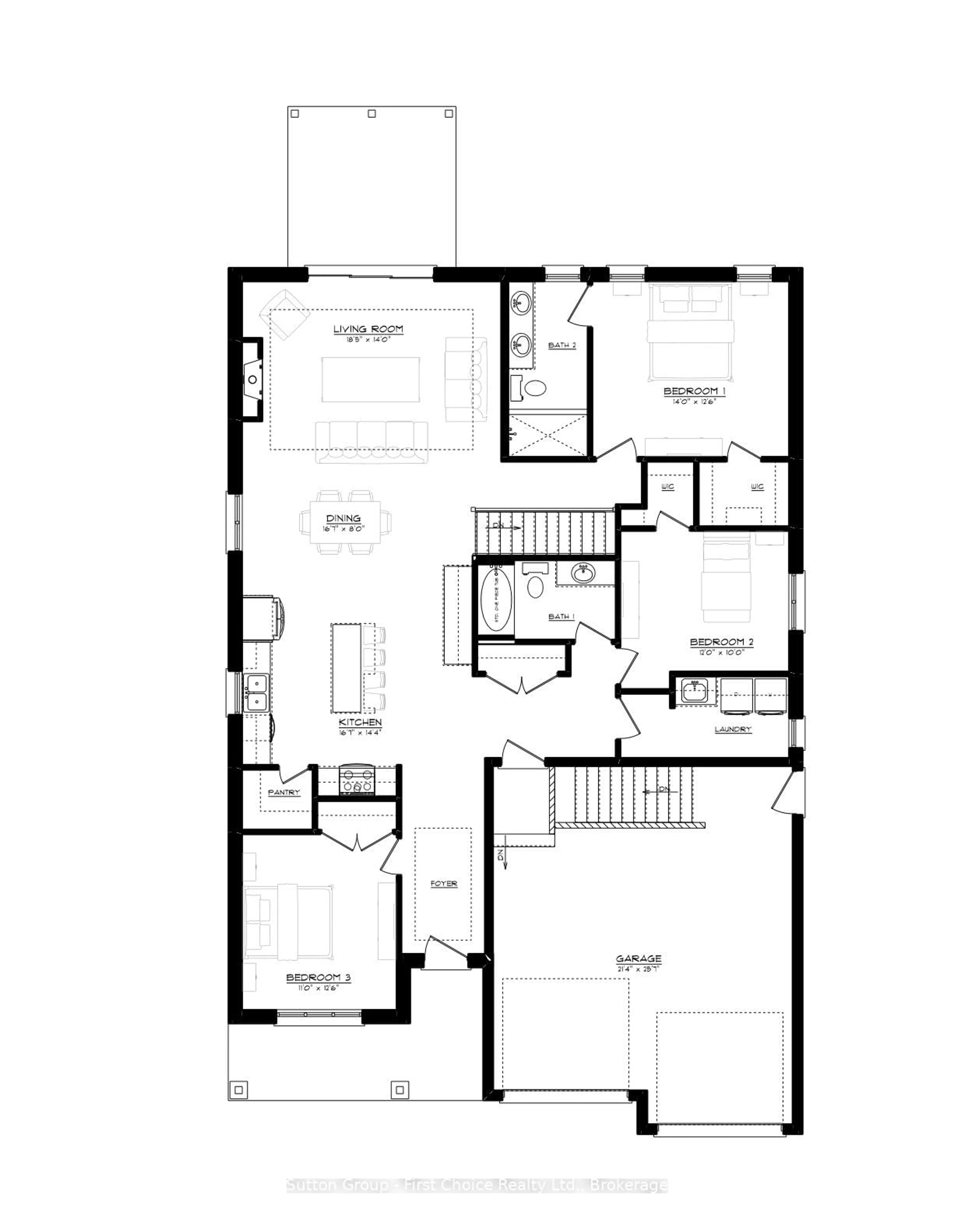 Floor plan for Lot 22 Kastner St, Stratford Ontario N5A 6S6