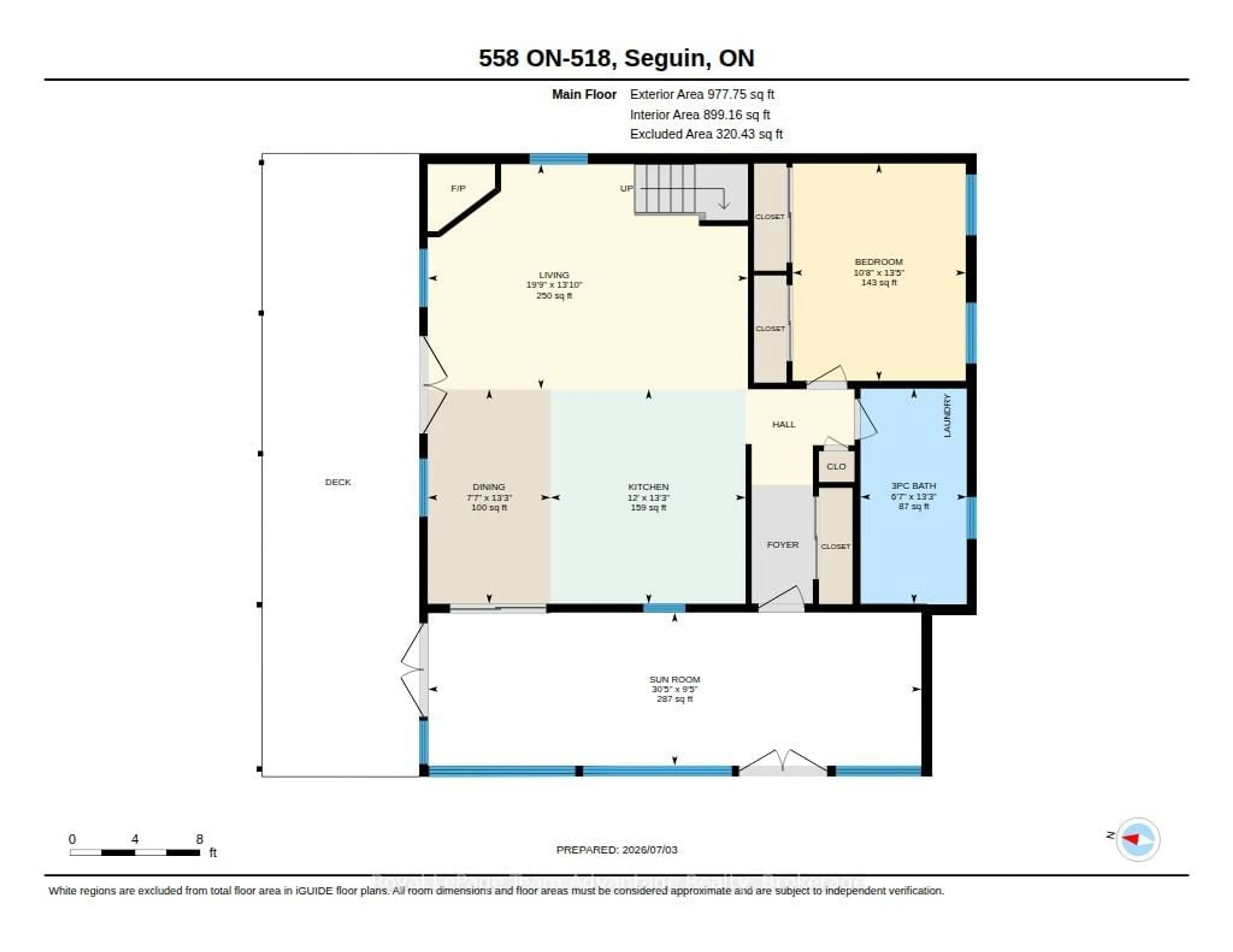 Floor plan for 558 518 Highway, Seguin Ontario P2A 0B2